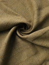 Olive Herringbone Wool Mix