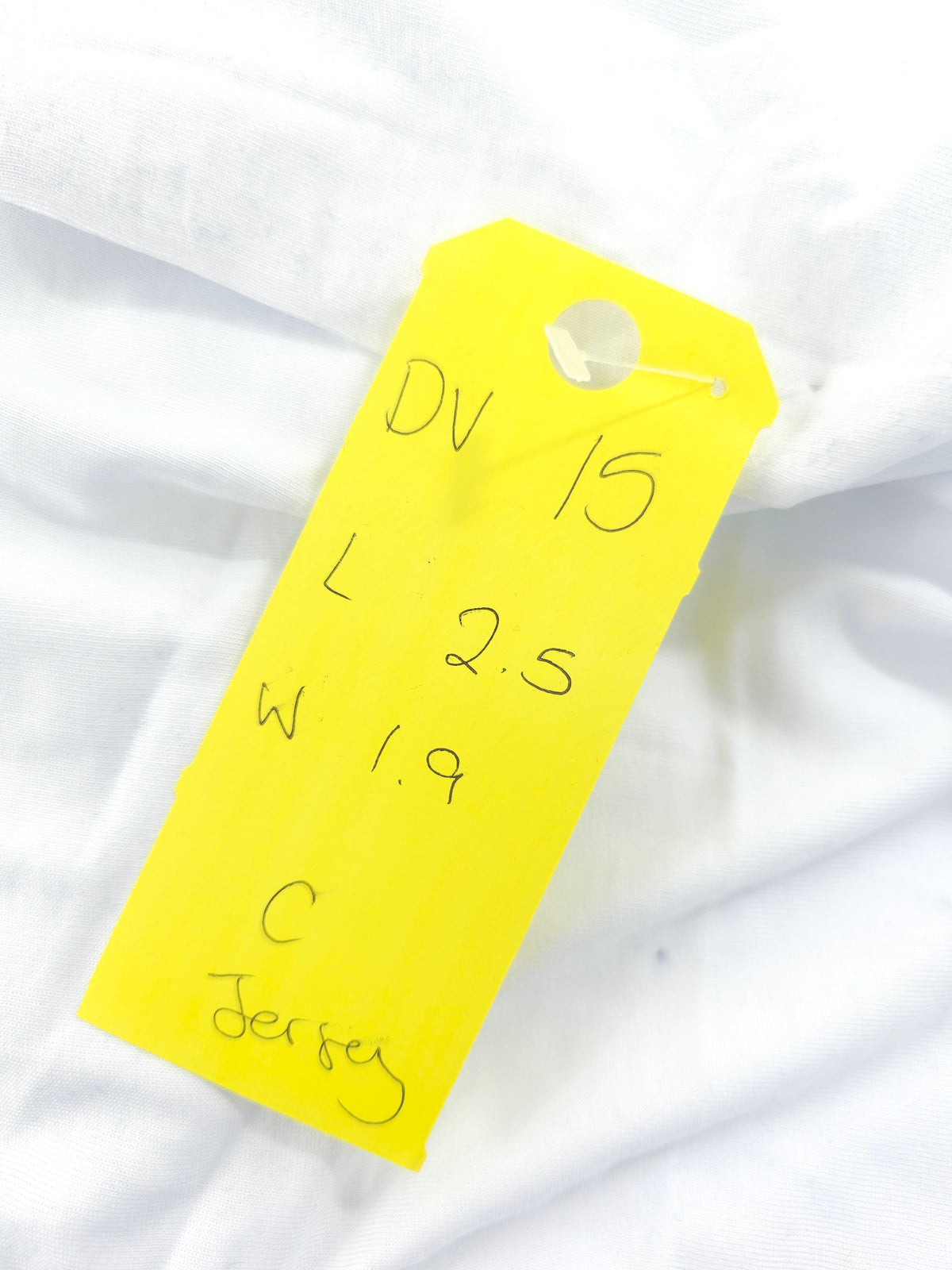 White Cotton jersey- 2.5m piece