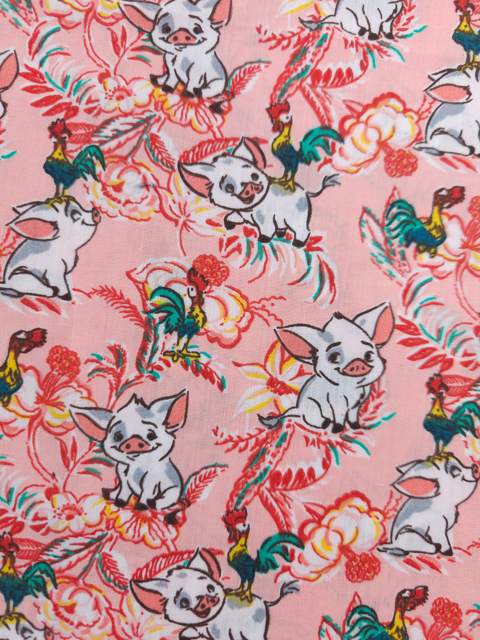 Pua and Hei Hei Cotton (Defect) - 1.5m Piece