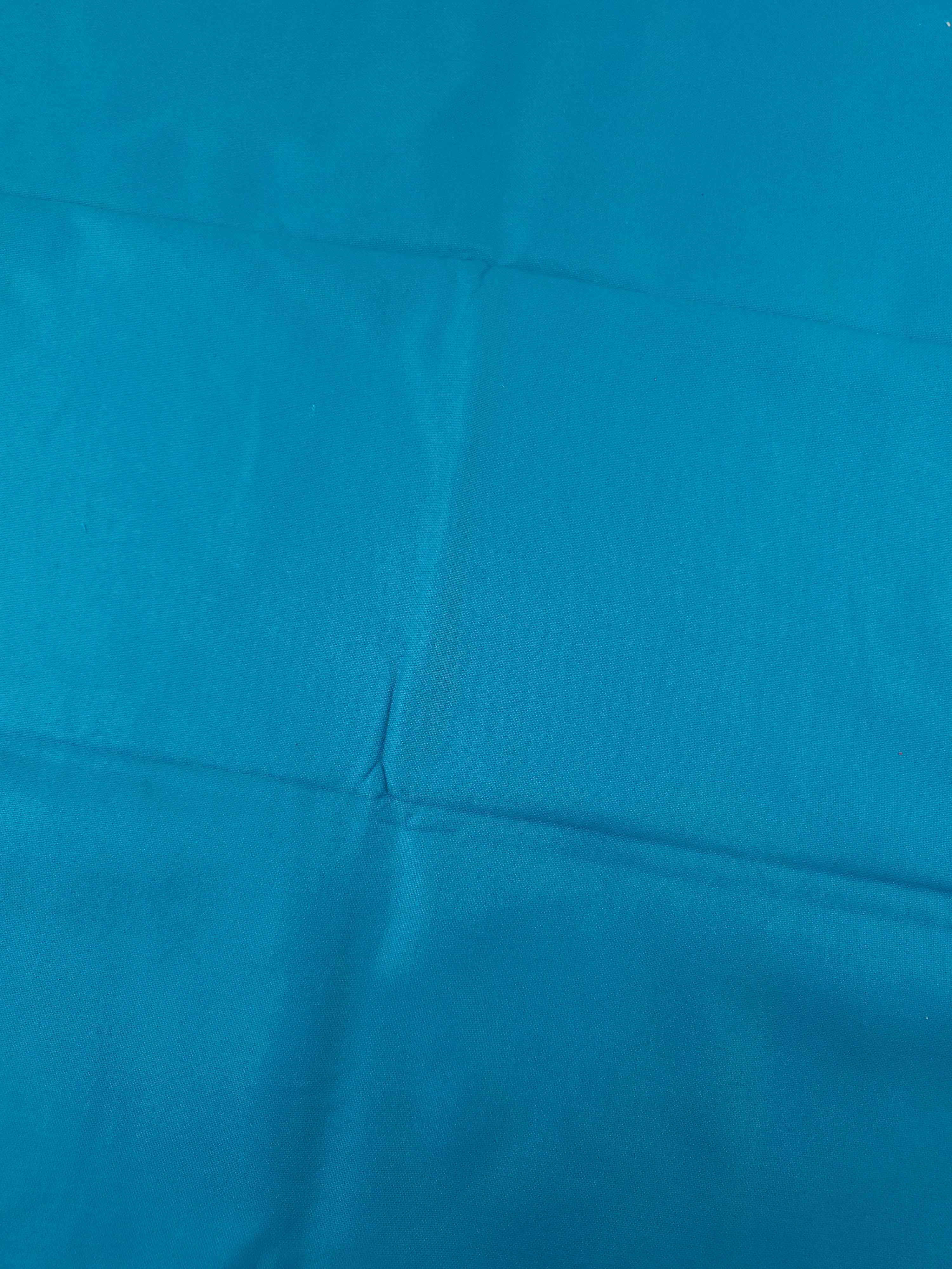Cyan Blue Flax Linen- 1.3m piece