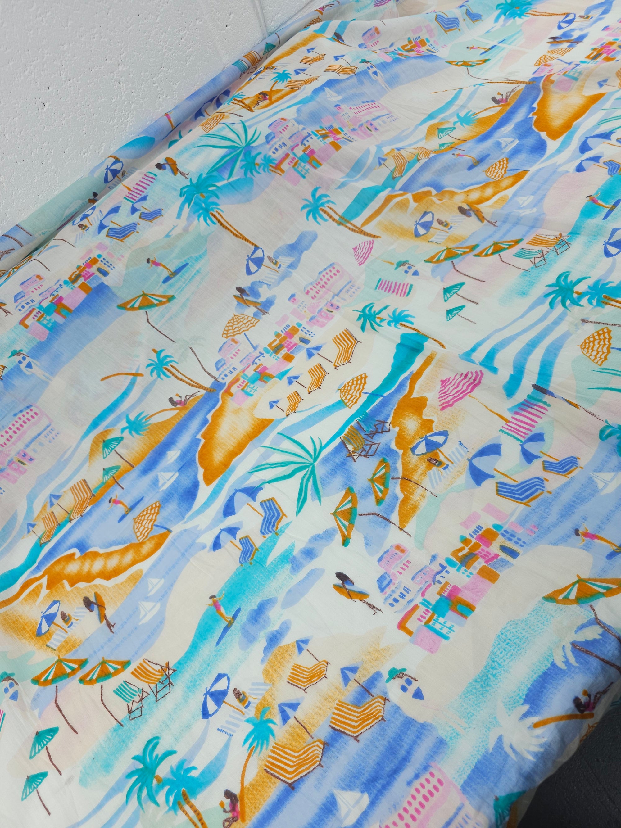 Summer Beach Vibes Cambric Cotton