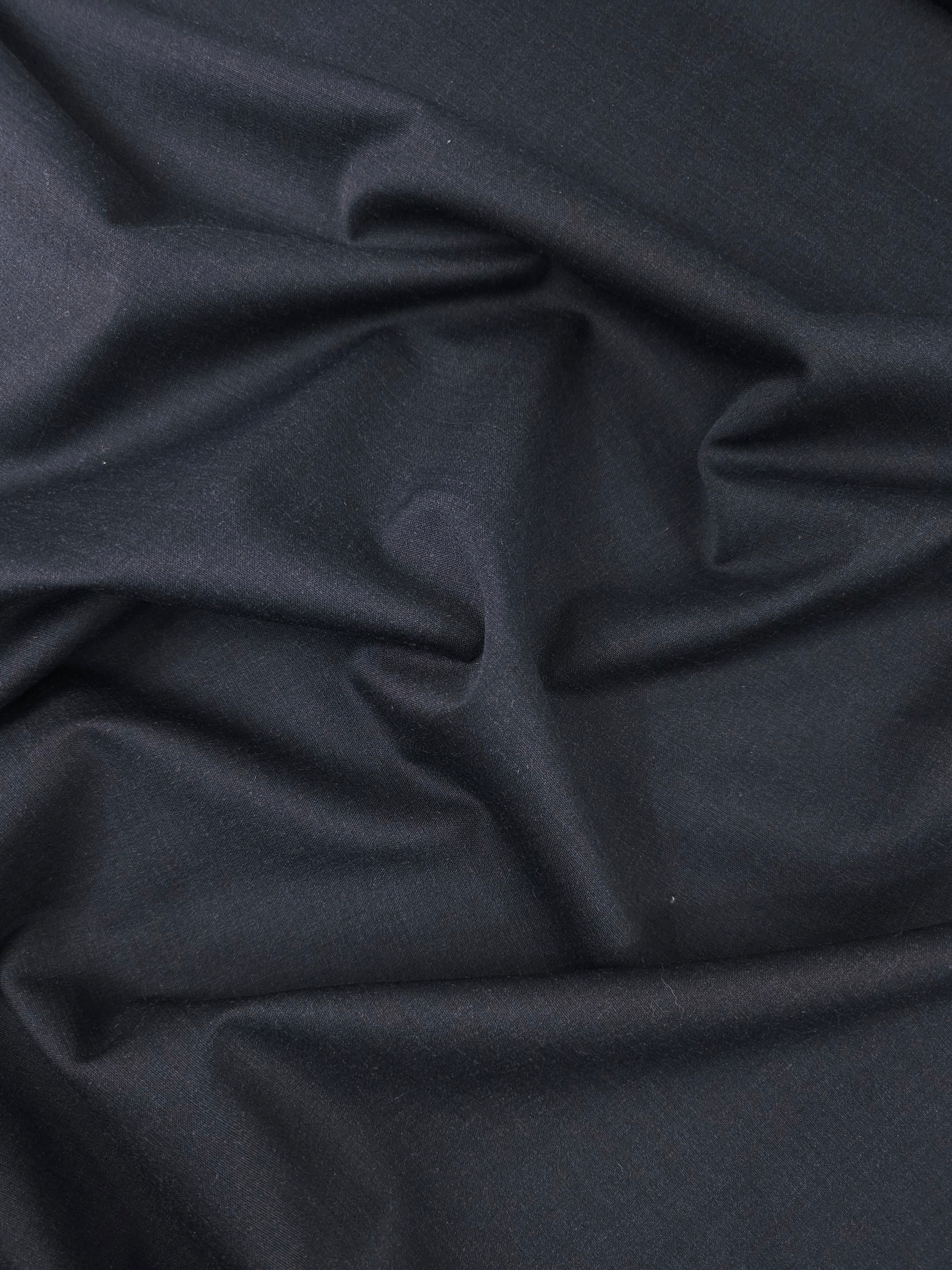 Charcoal Poly Wool Suiting