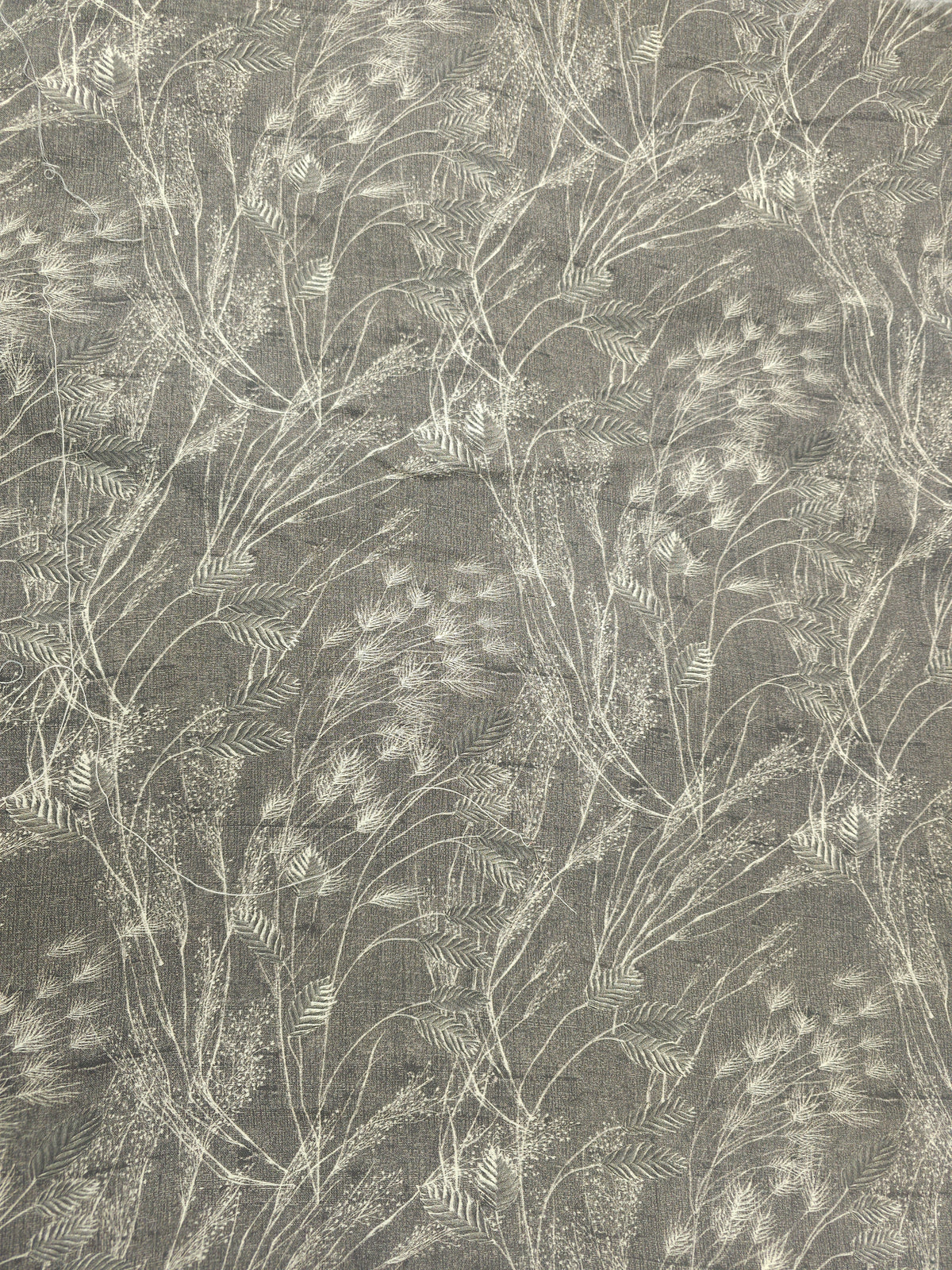 Dark grey wheat Cotton- 2.5m piece
