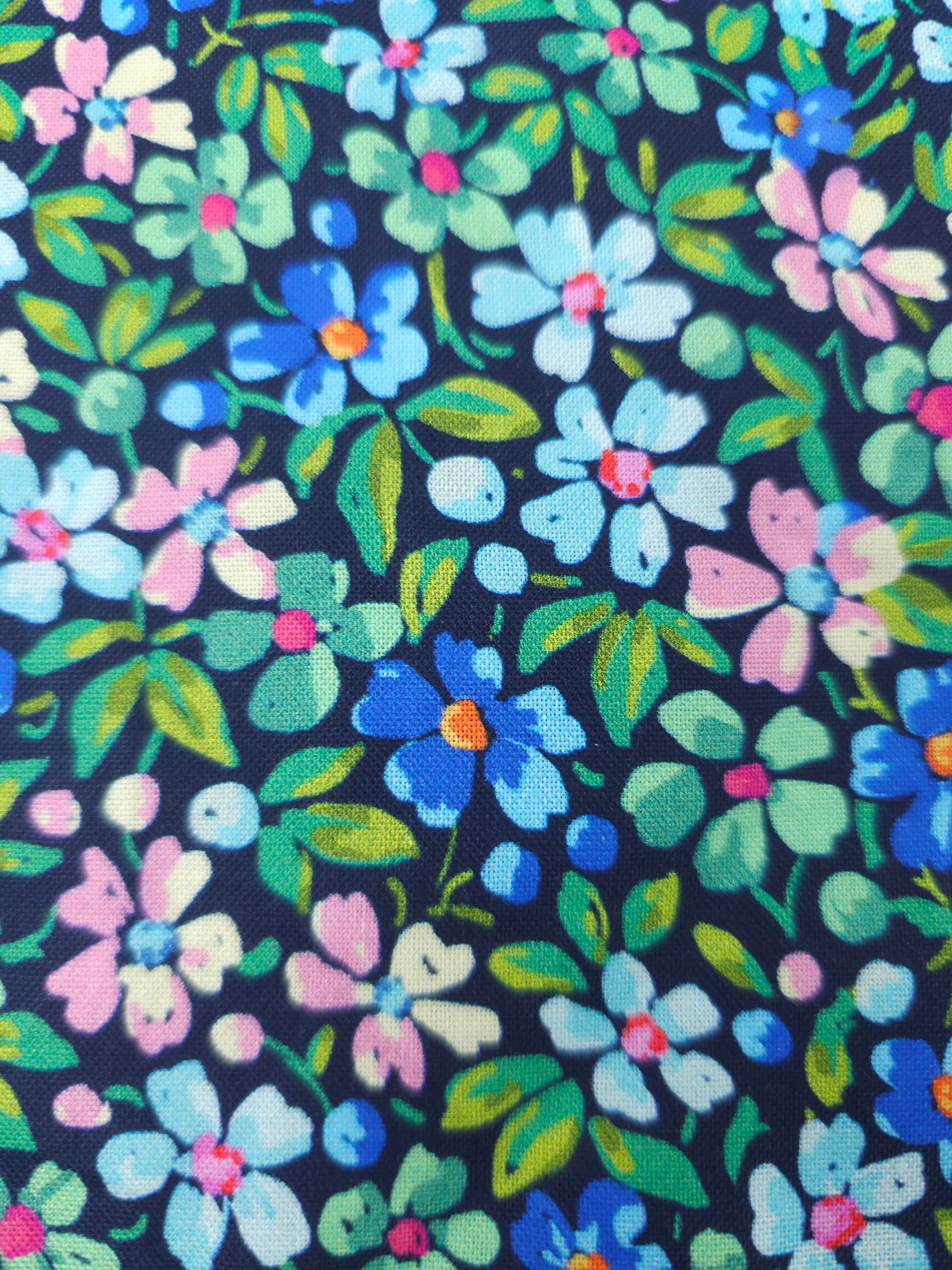 Bold tiny floral Cotton- 1.2m piece