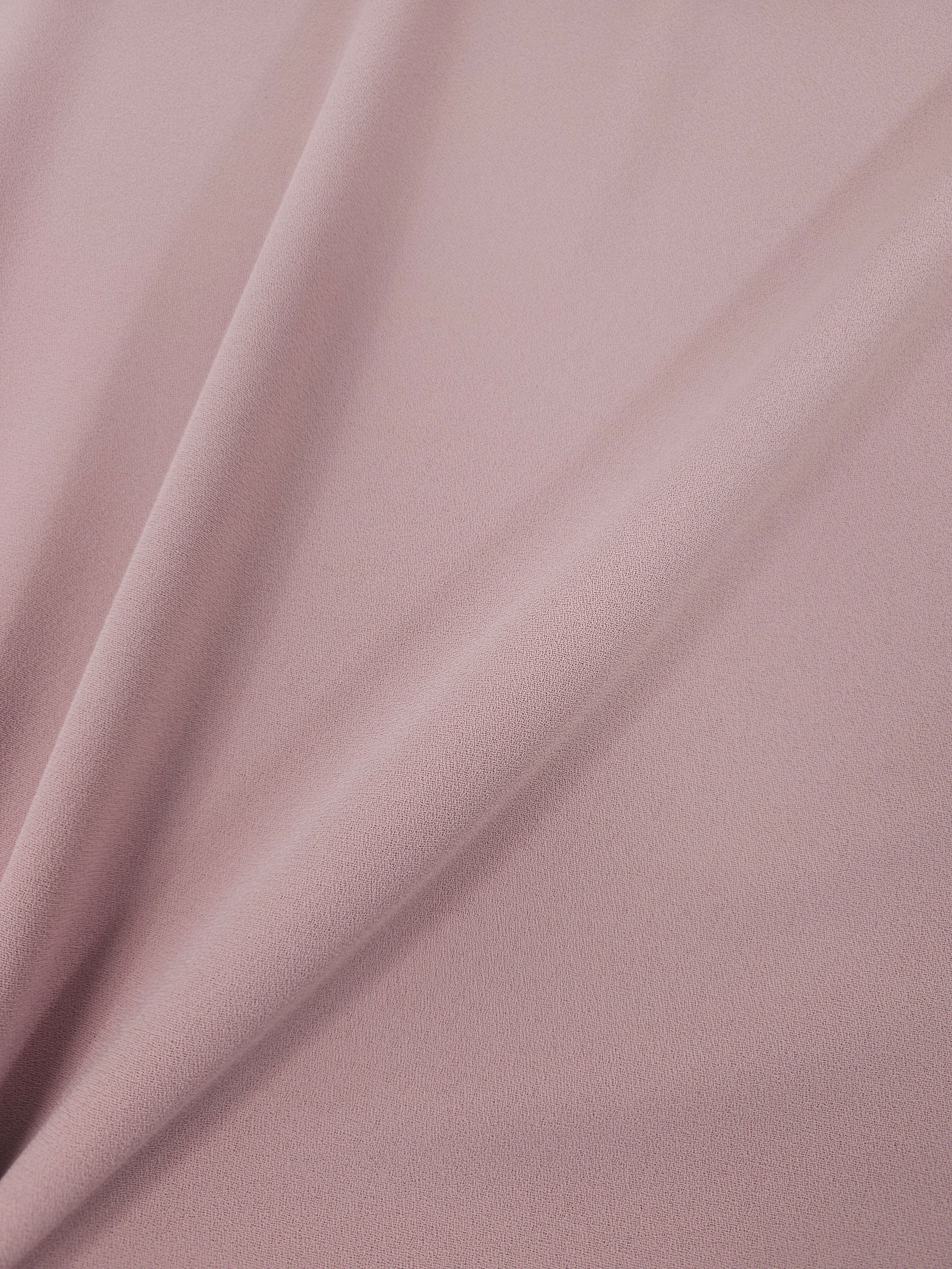 Pale Pink Poly Crepe Suiting