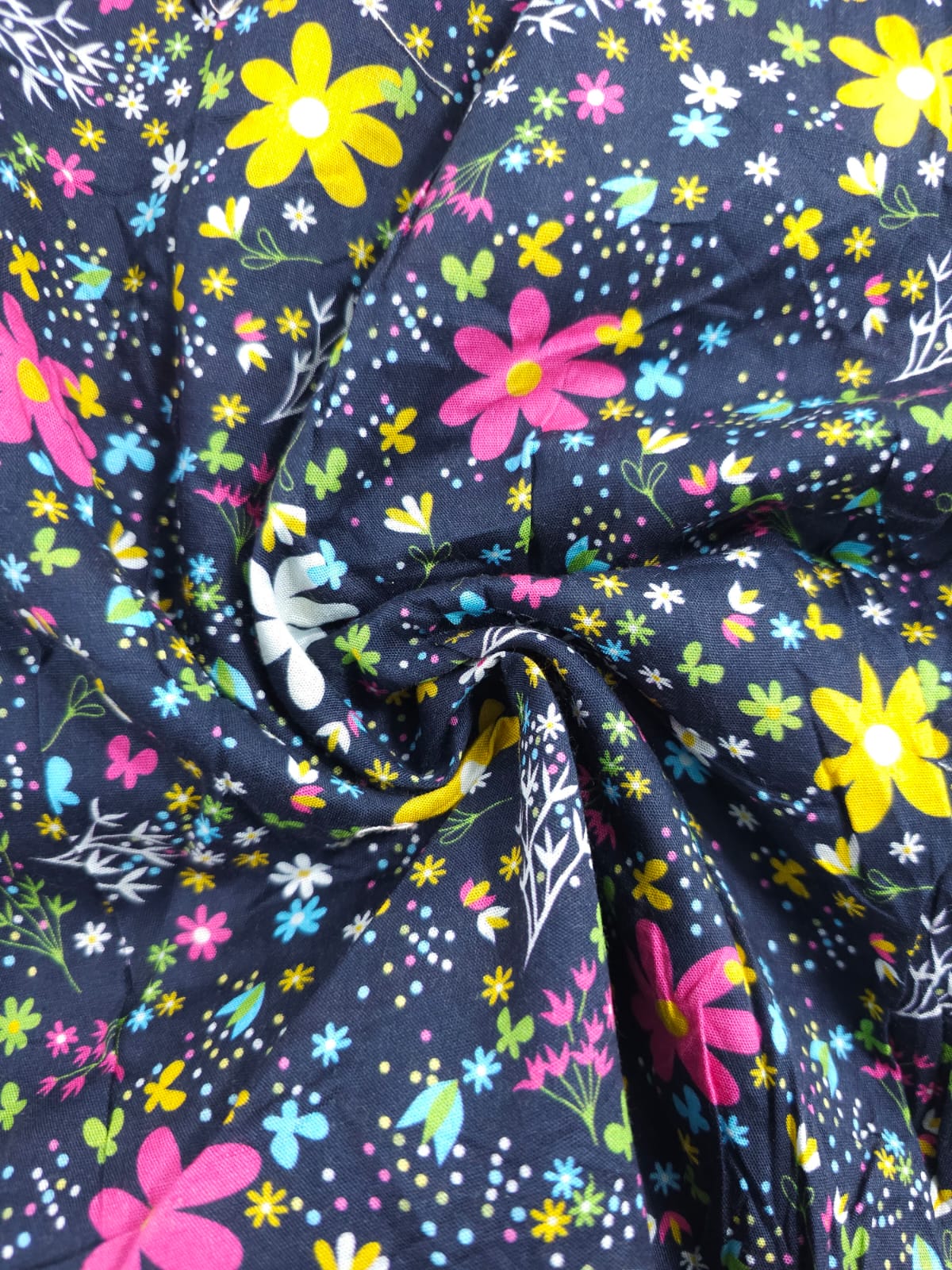 Whimsical Wildflowers Cotton - 1.25m Piece