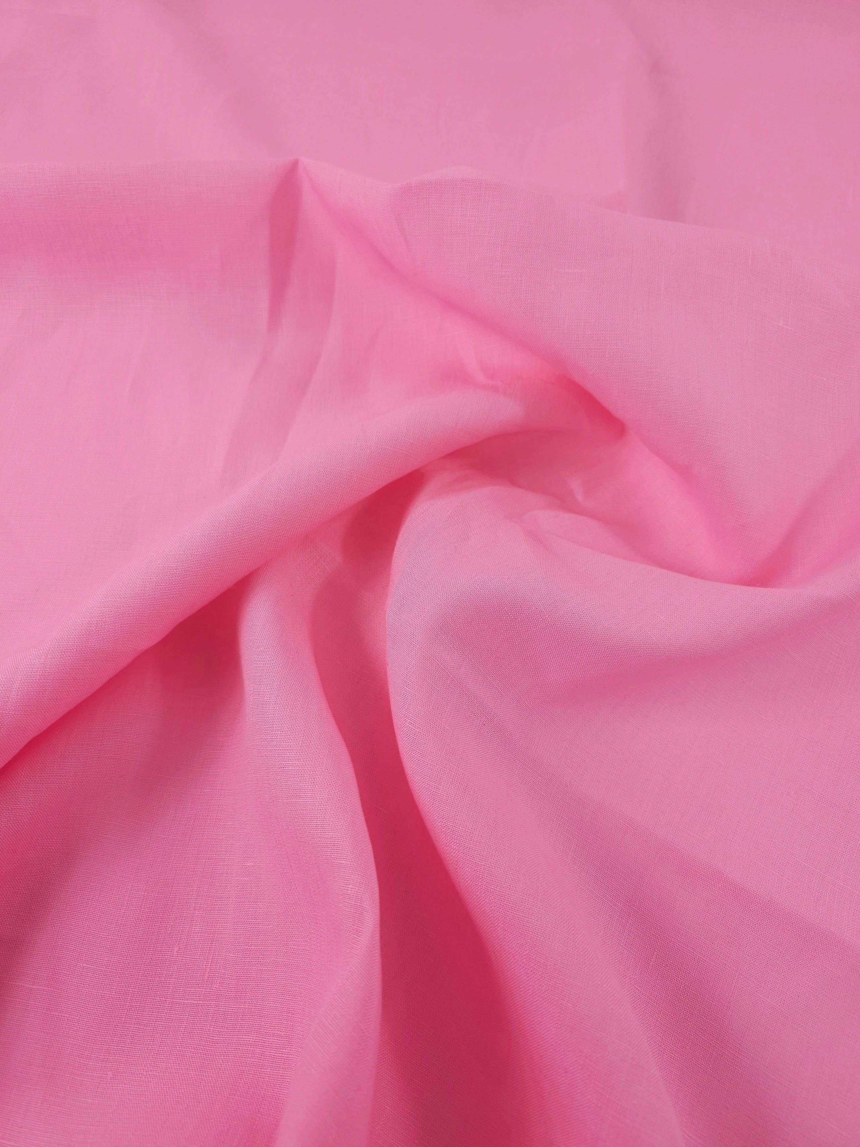 Fuchsia Pink 100% Linen