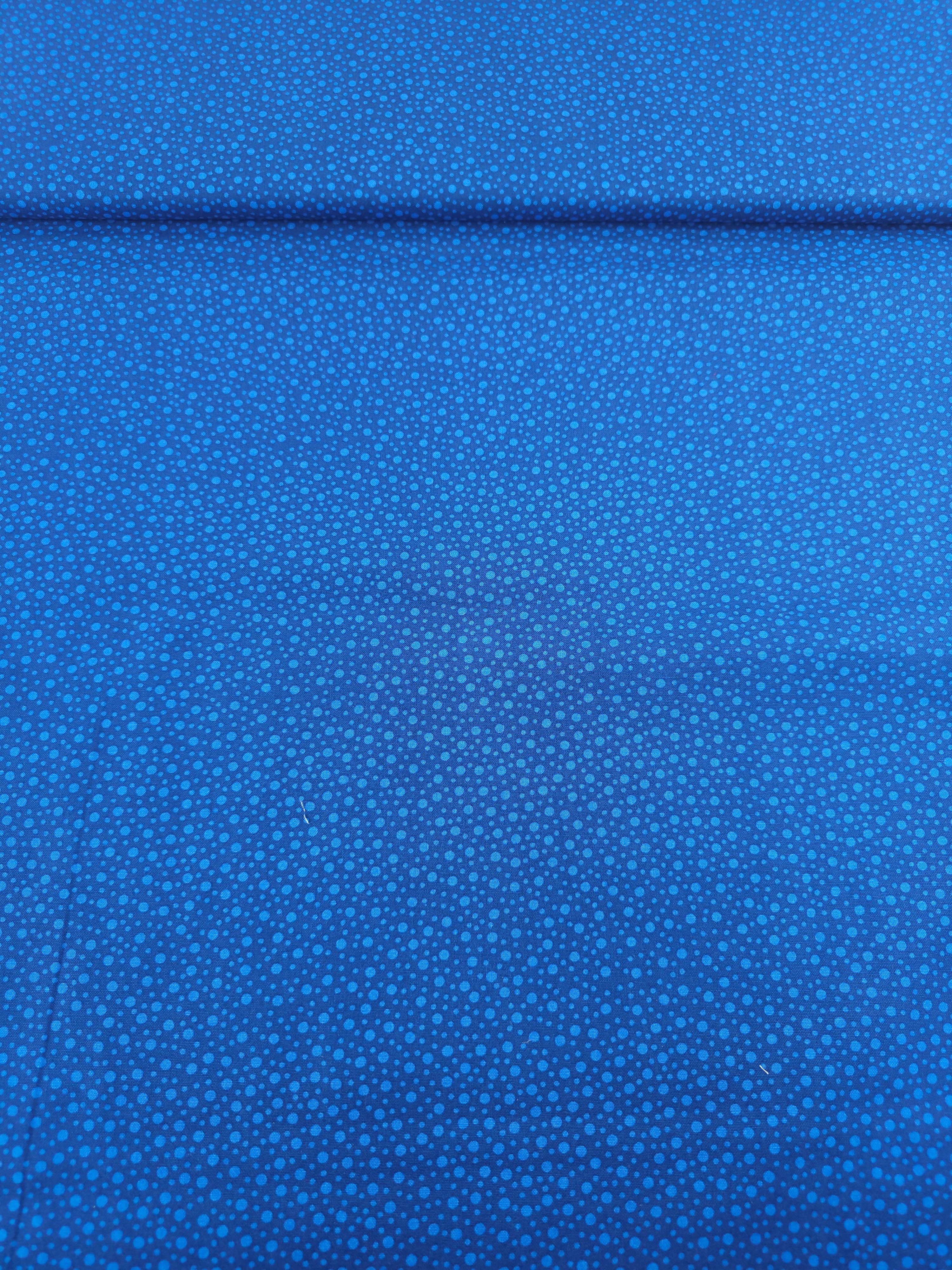 Blue Mini Bubble Pebble 100% Cotton