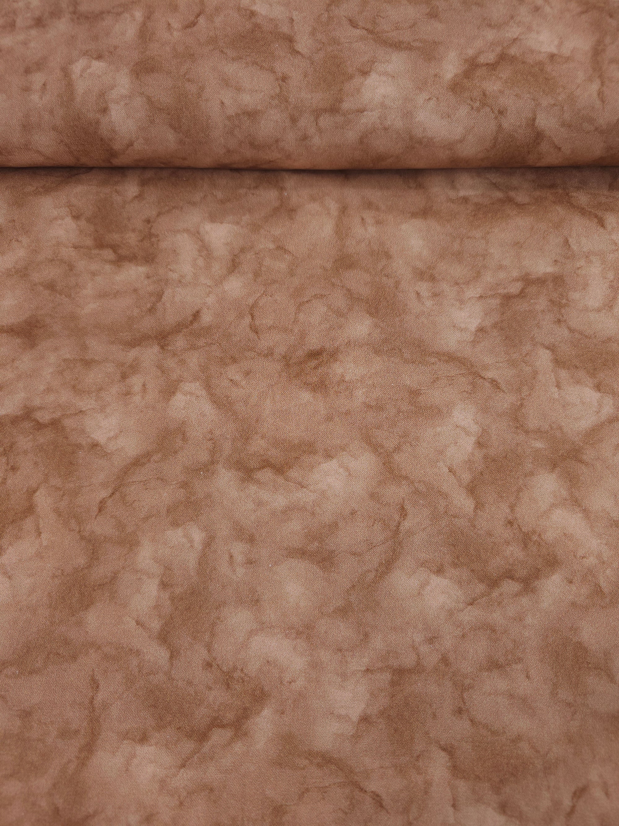 Pale Brown Smokey Marble 100% Cotton