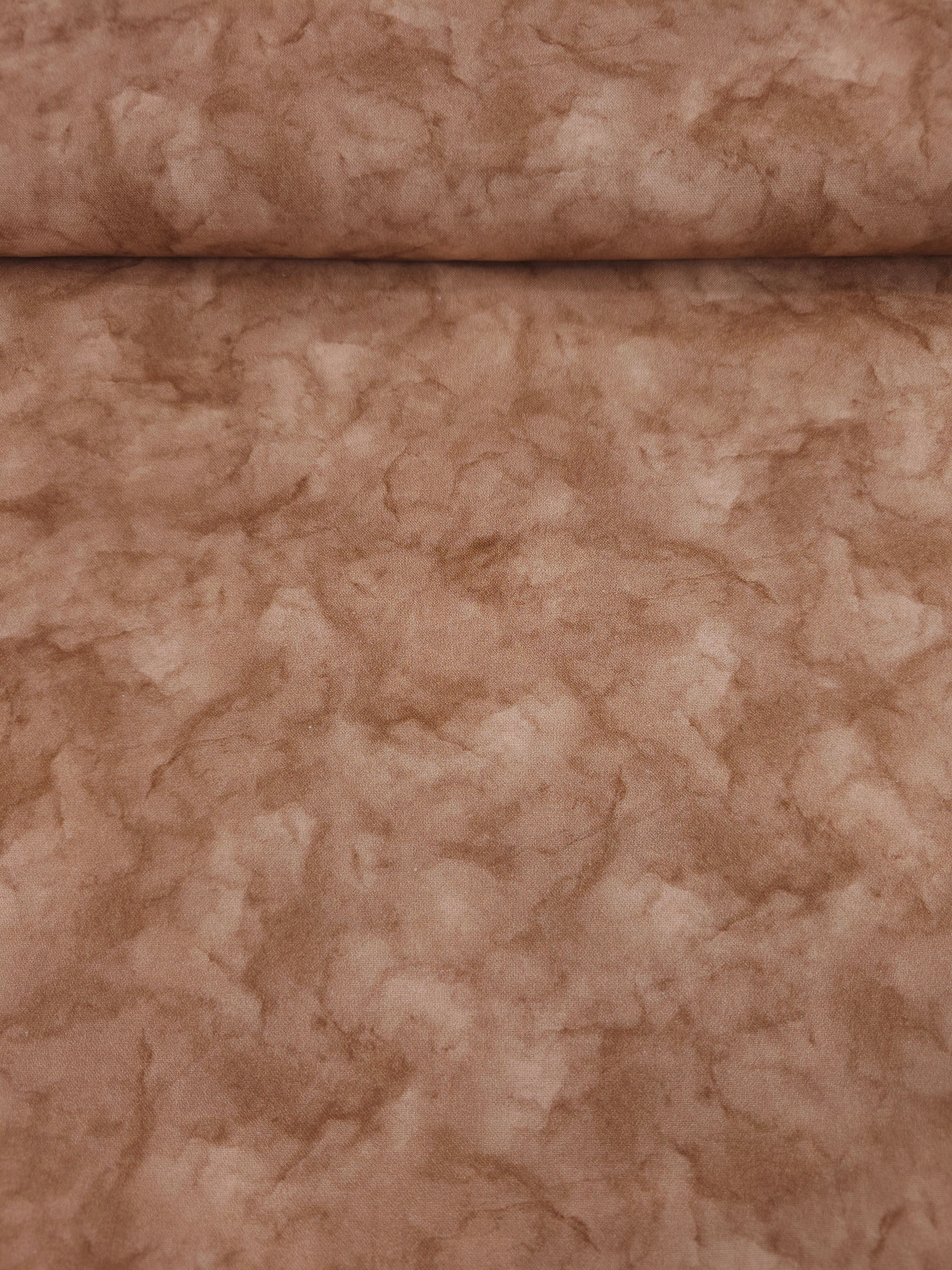 Pale Brown Smokey Marble 100% Cotton