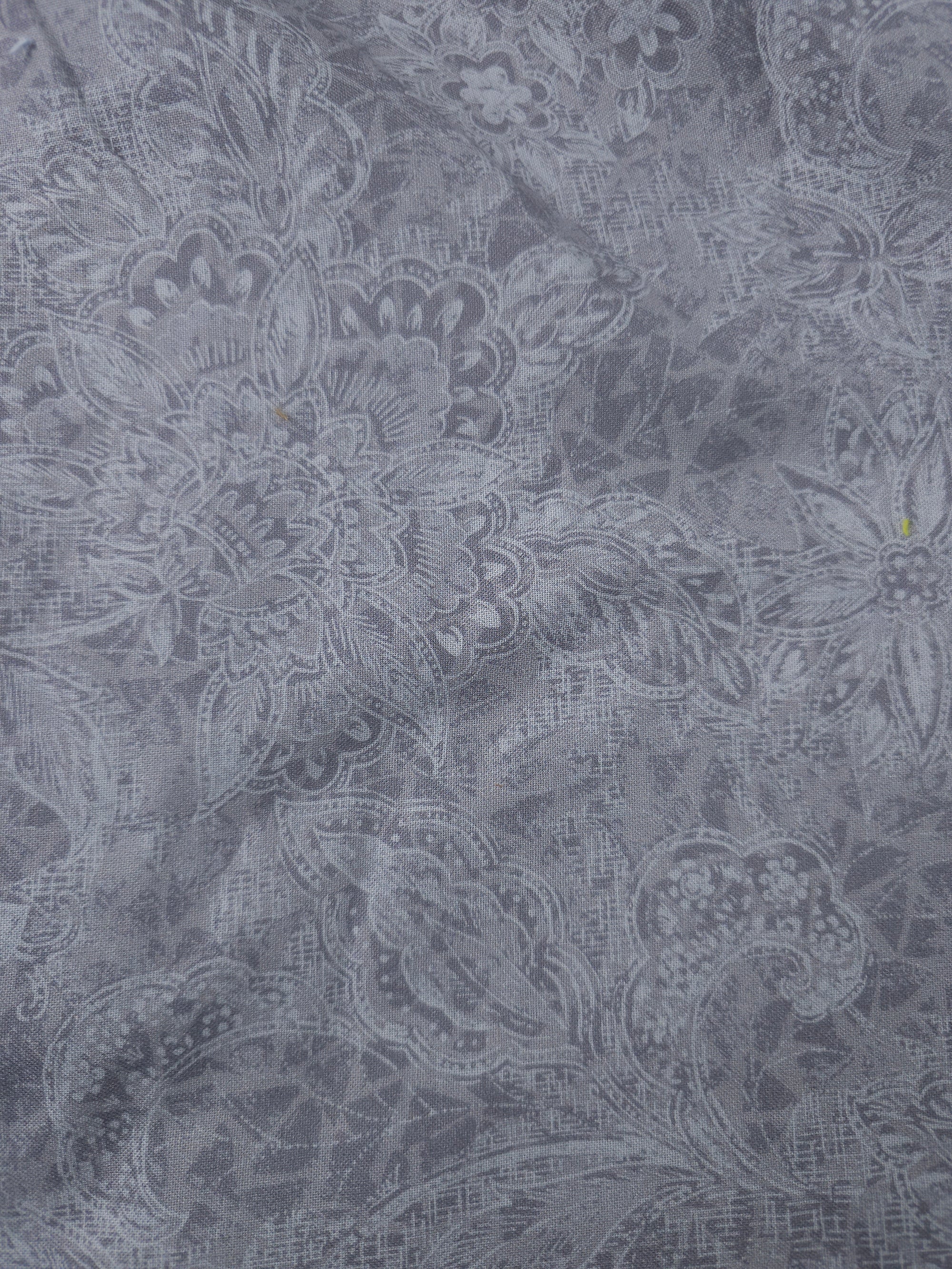 Grey design Cotton- 1.1m piece