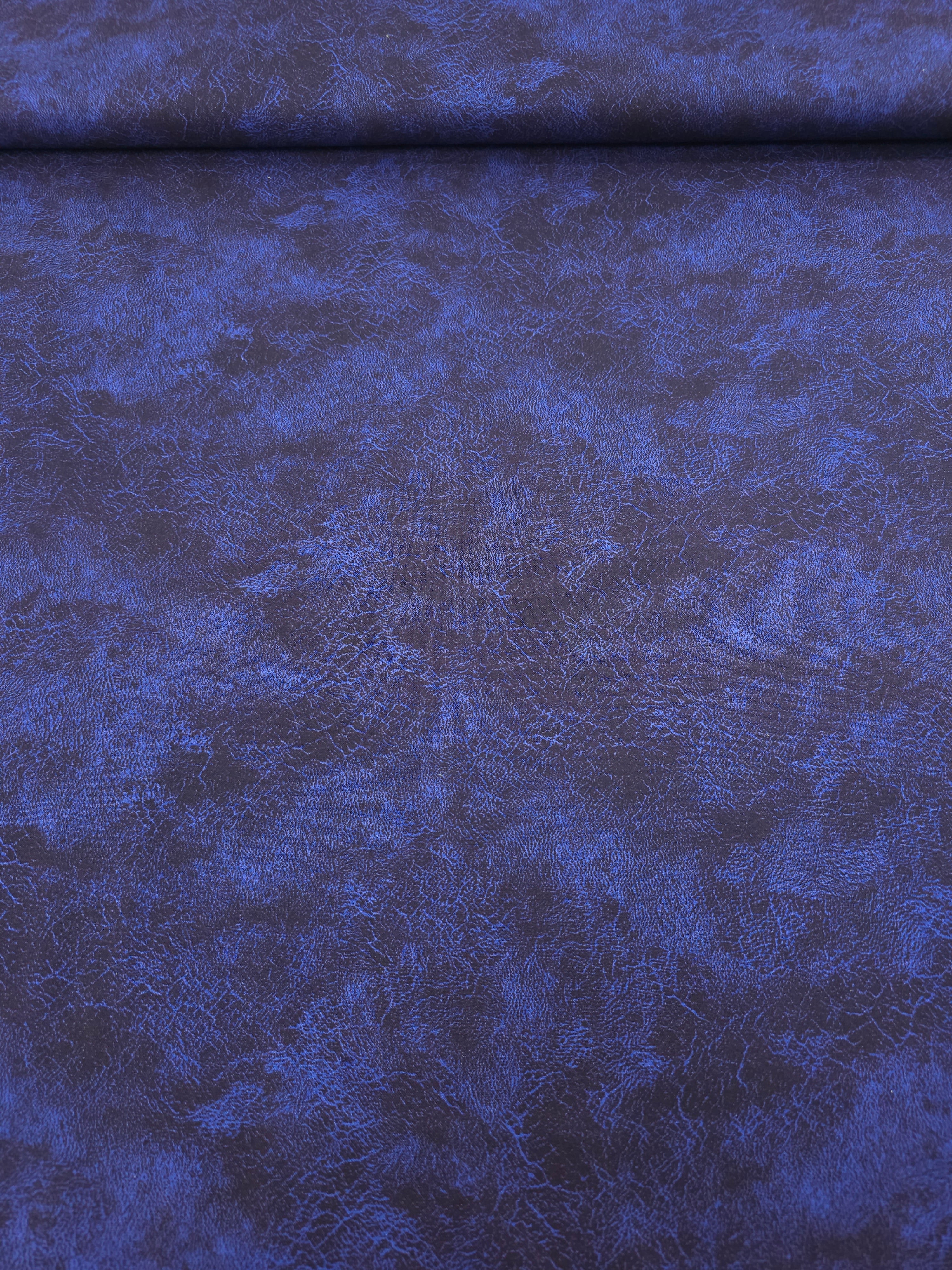 Indigo Blue Crackles 100% Cotton 114" *EXTRA WIDE*