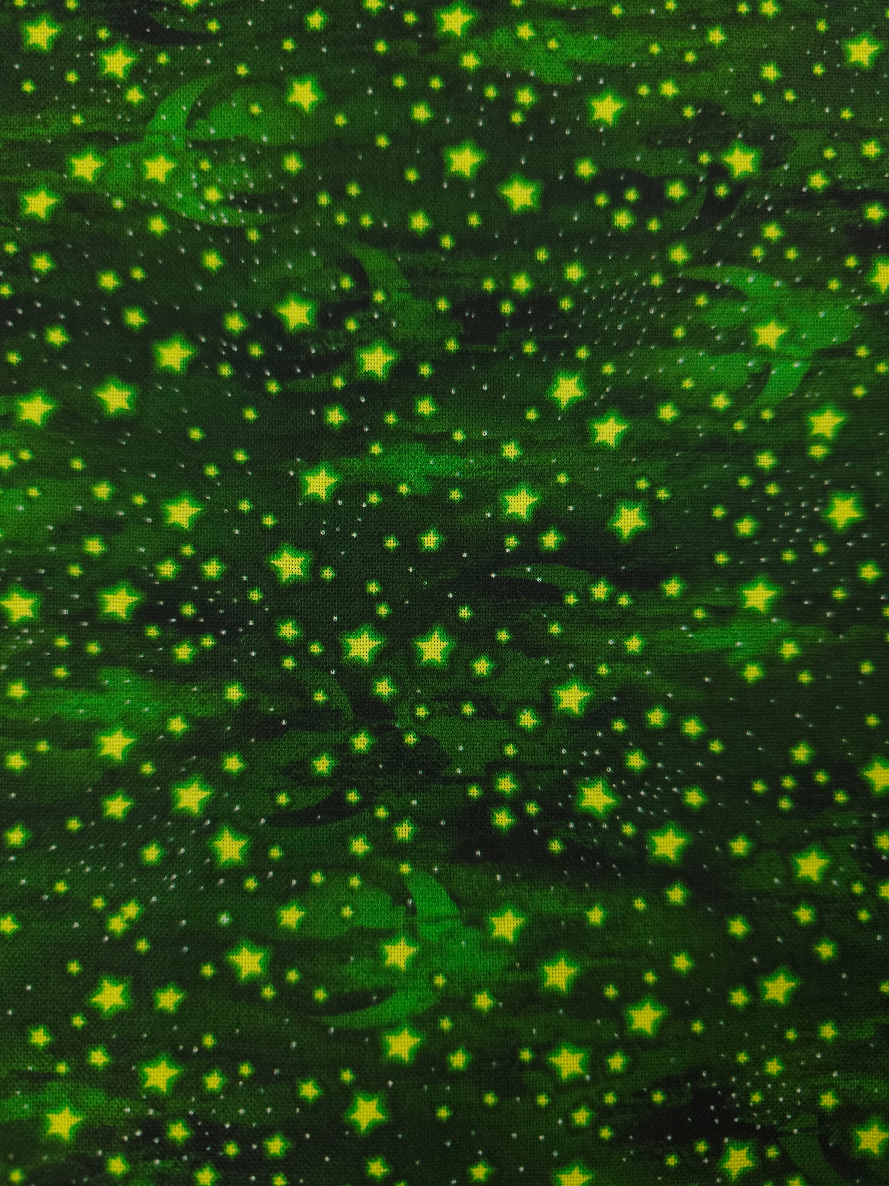 Lime star Cotton- 3m piece