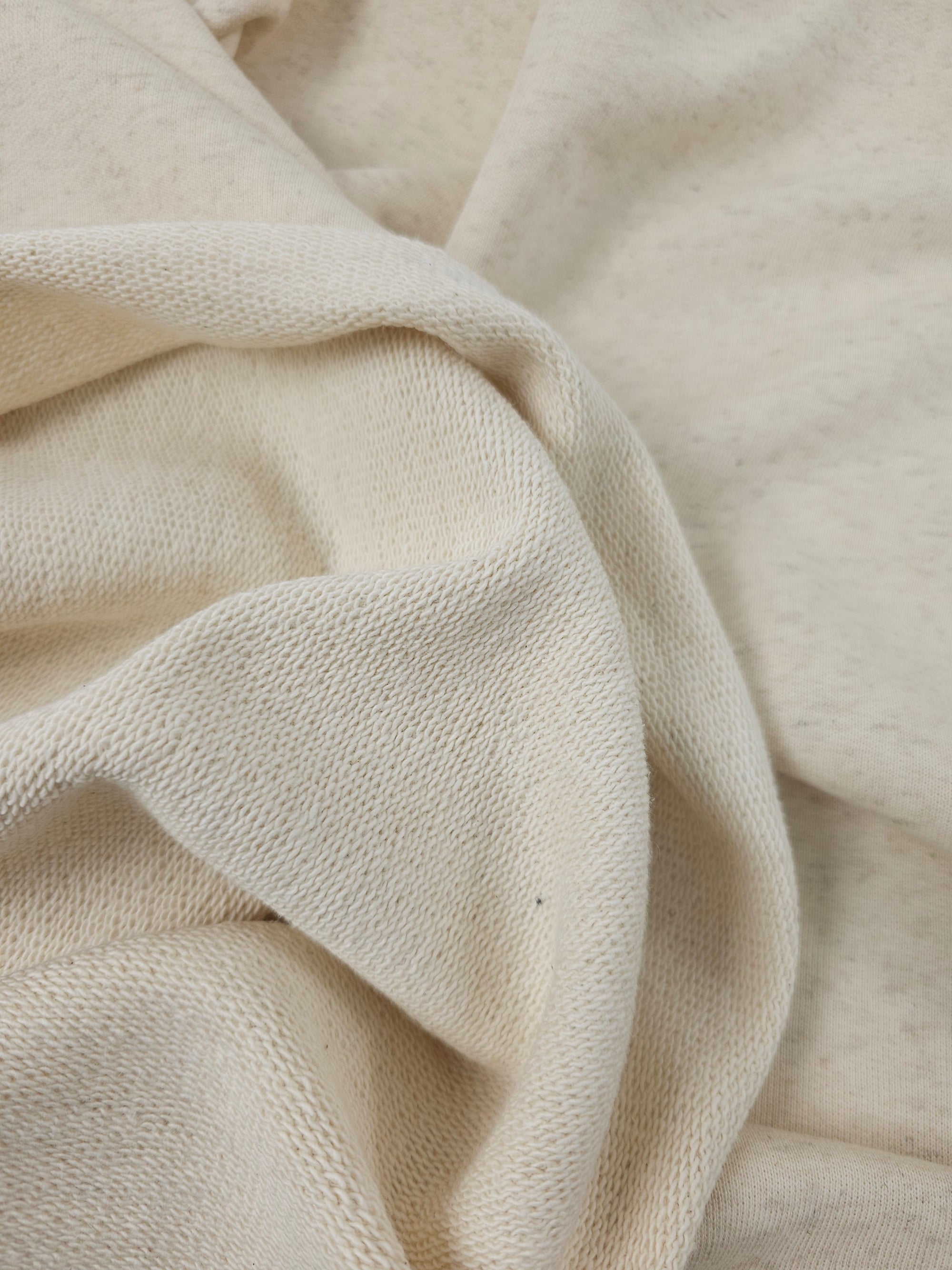 Cream Marl Loopback Terry