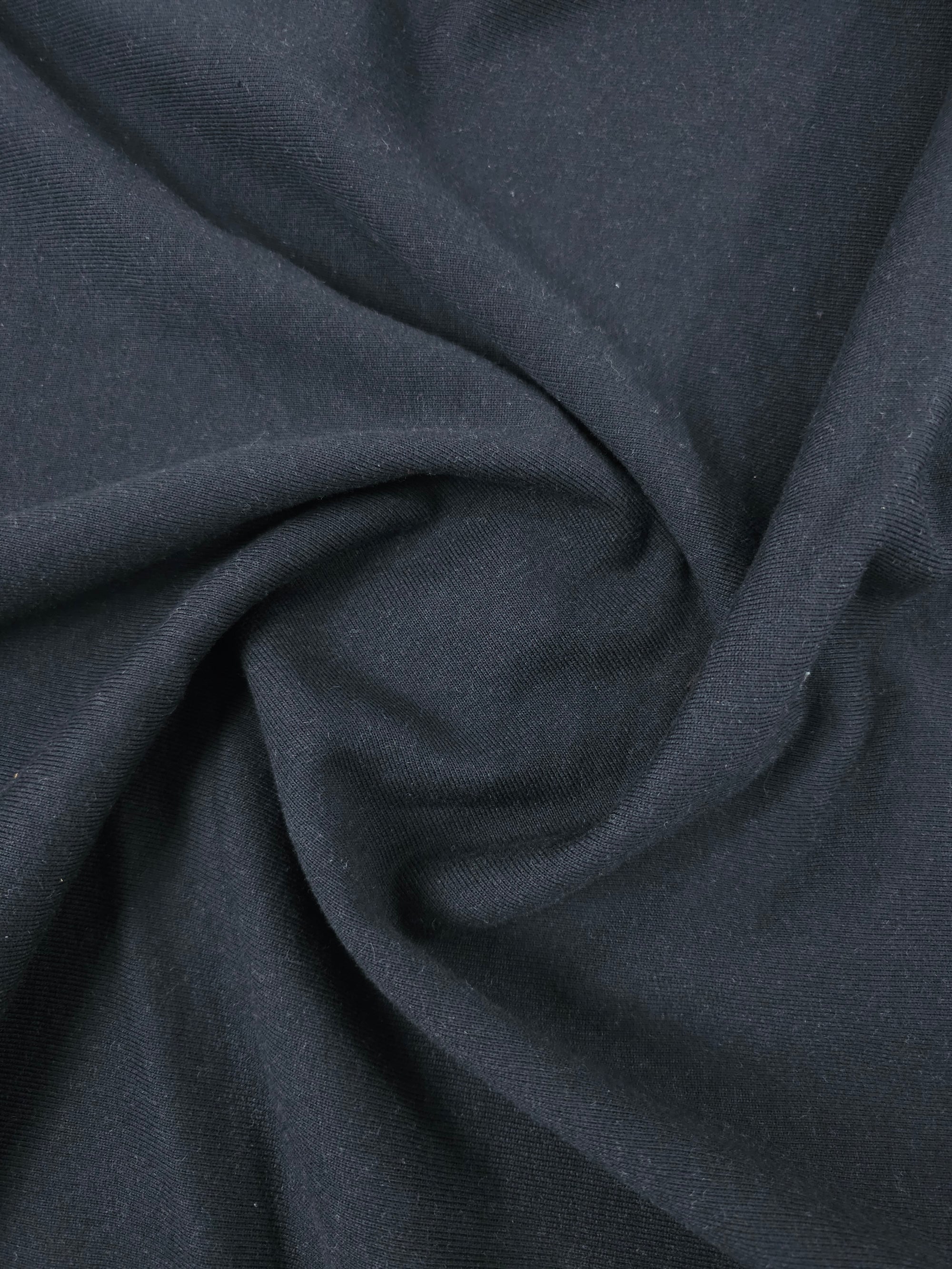 Black/Dark Grey Loopback Terry