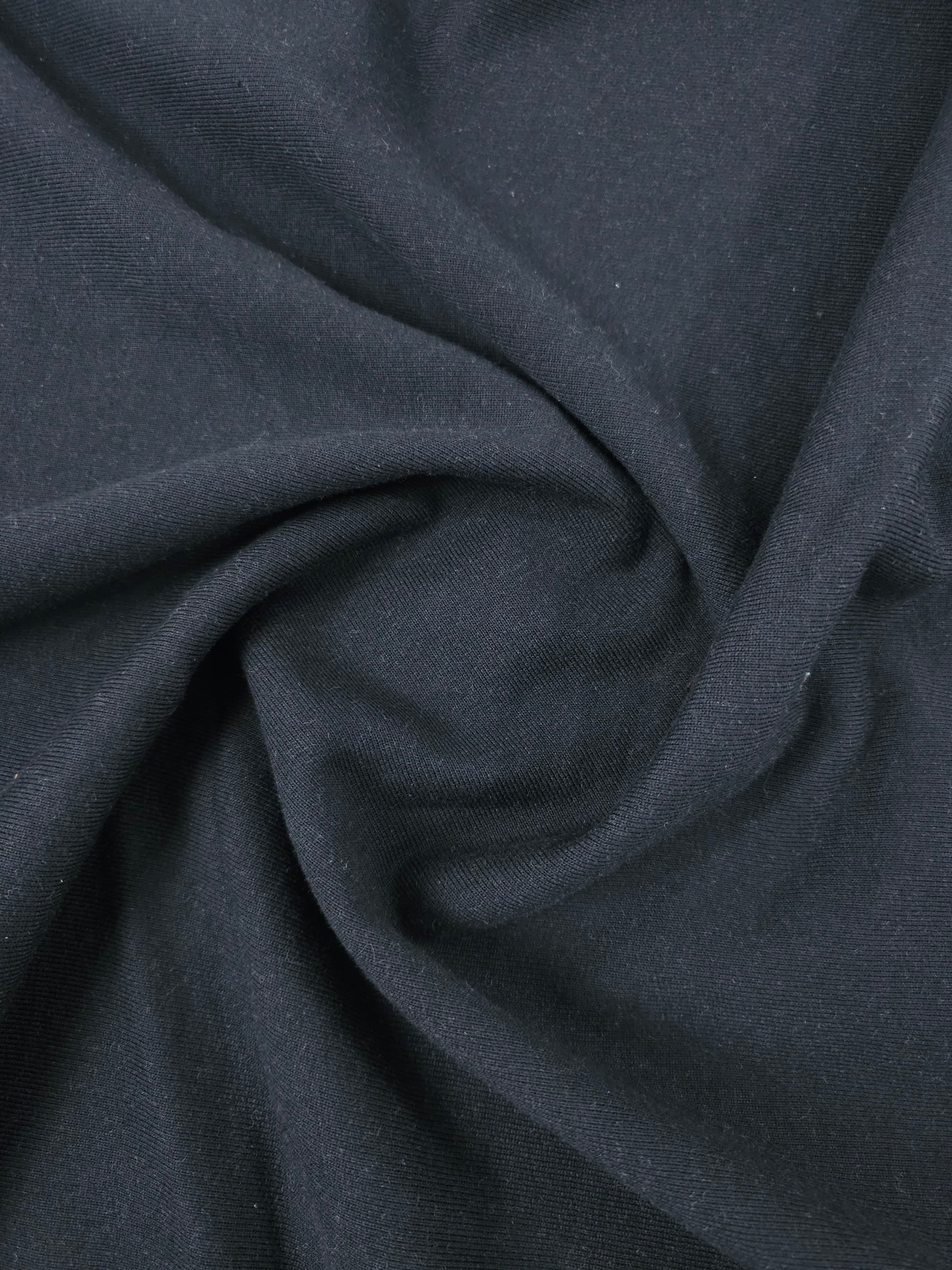 Black/Dark Grey Loopback Terry