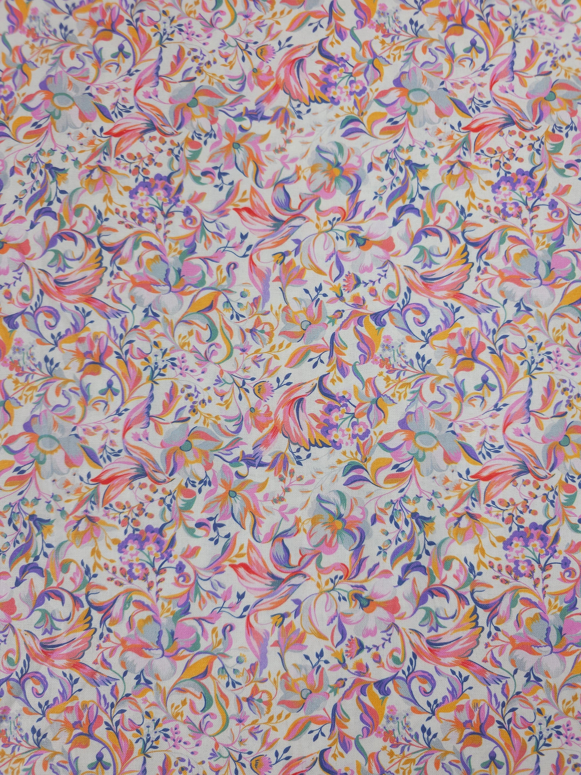 Paradise Floral Swirl 100% Cotton - Joann x Alexander Farmer