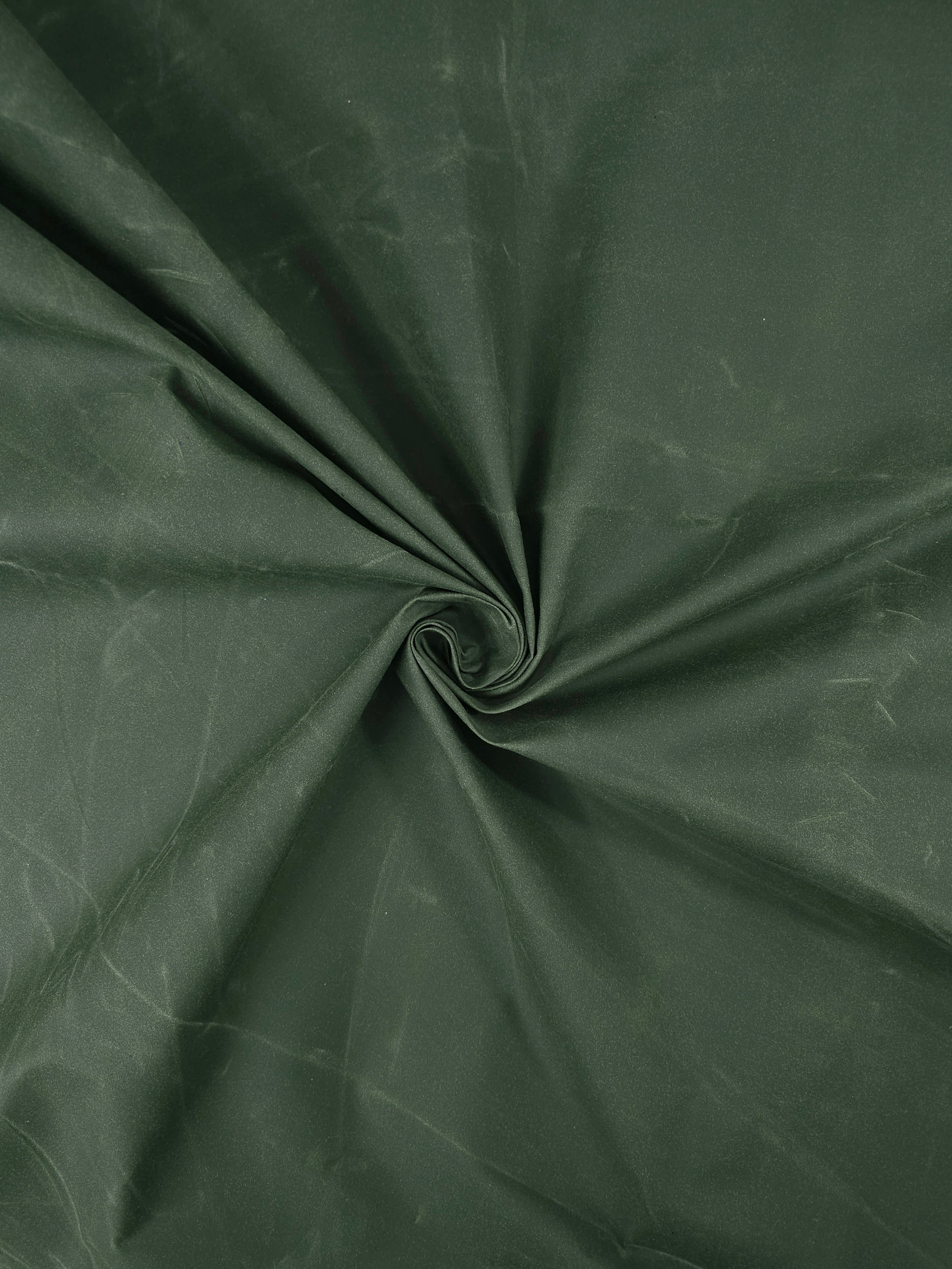 Forest Green Wax Cotton