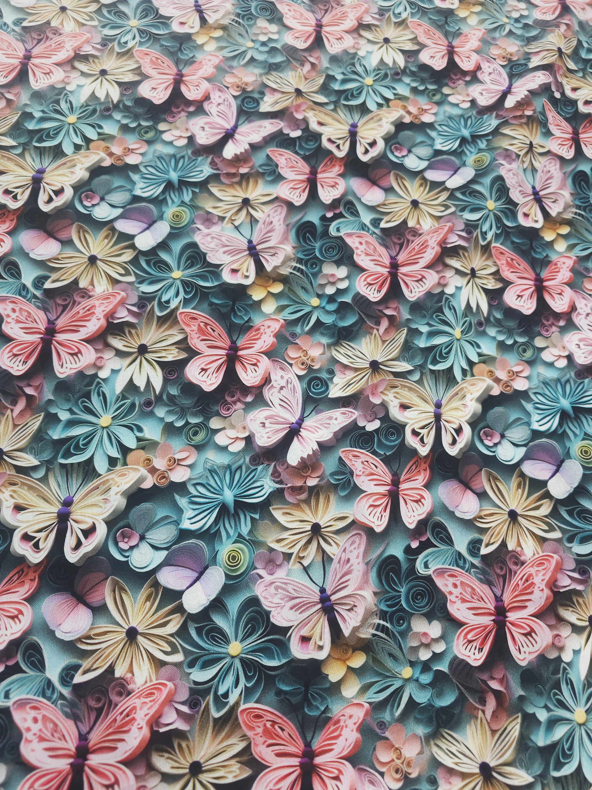 Spring butterfly Cotton- 2.4m piece