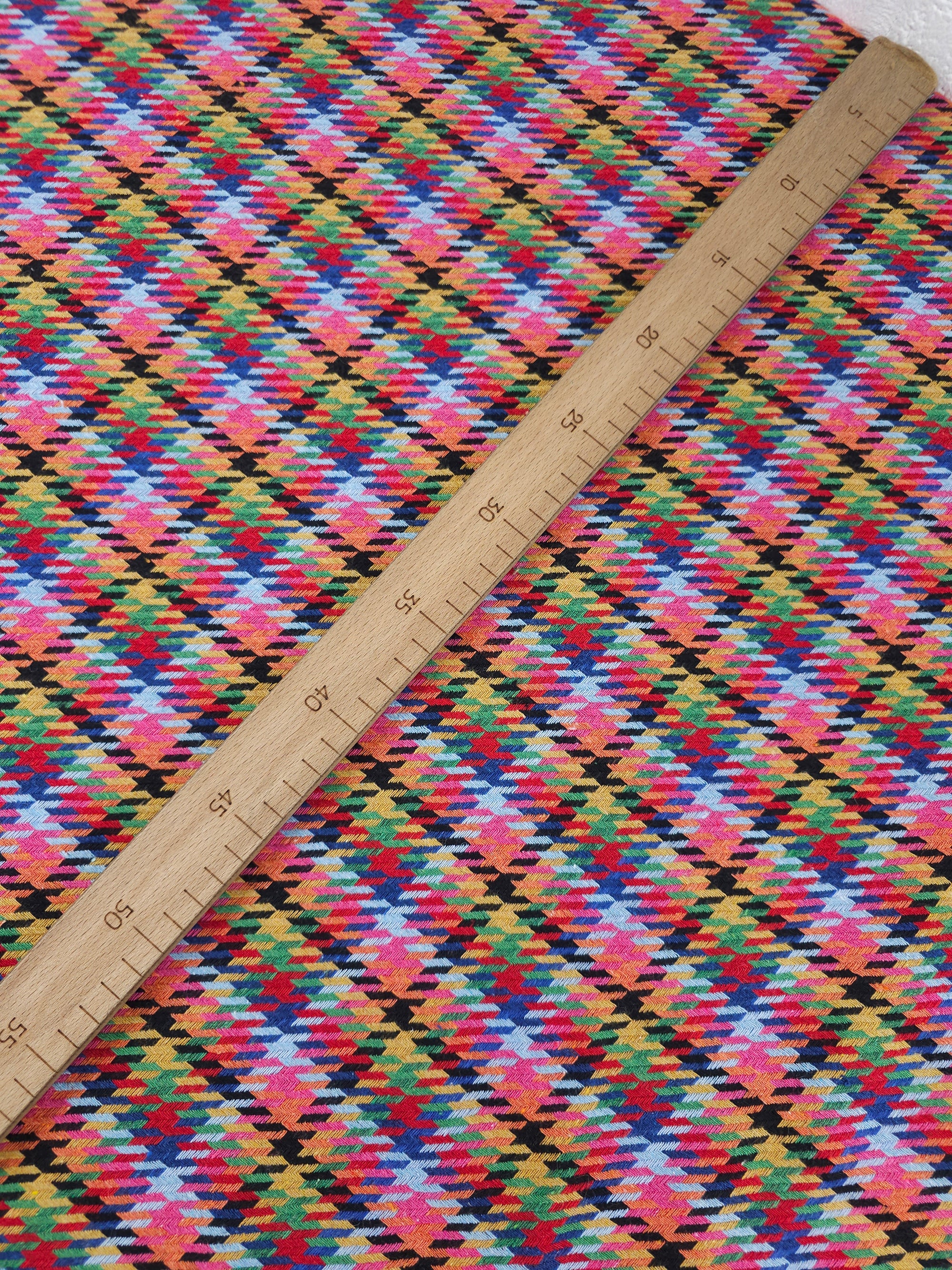 Multicolour Tartan Check Boucle