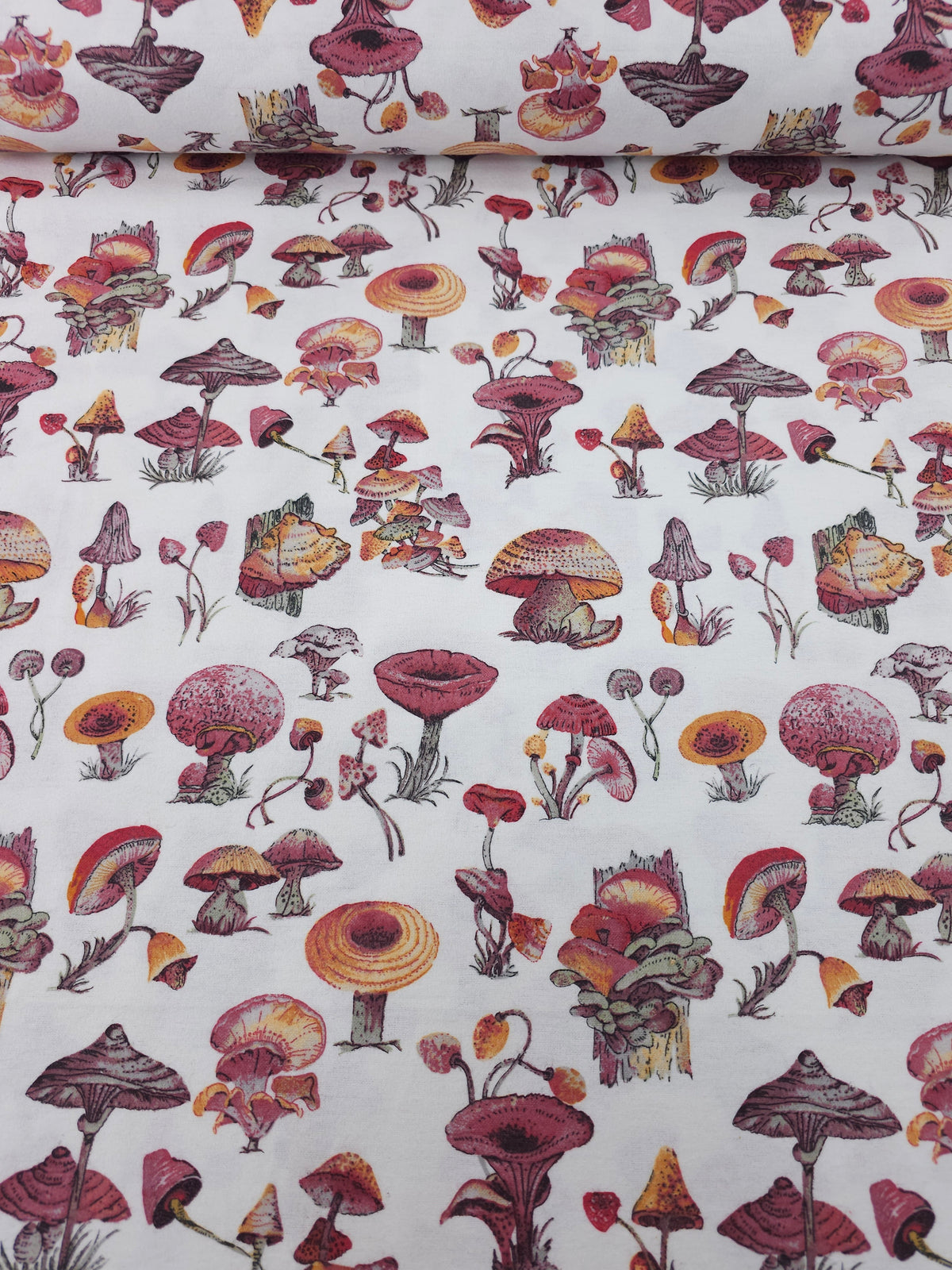 Wild Mushroom Patch Lightweight Flannel Cotton - Joann