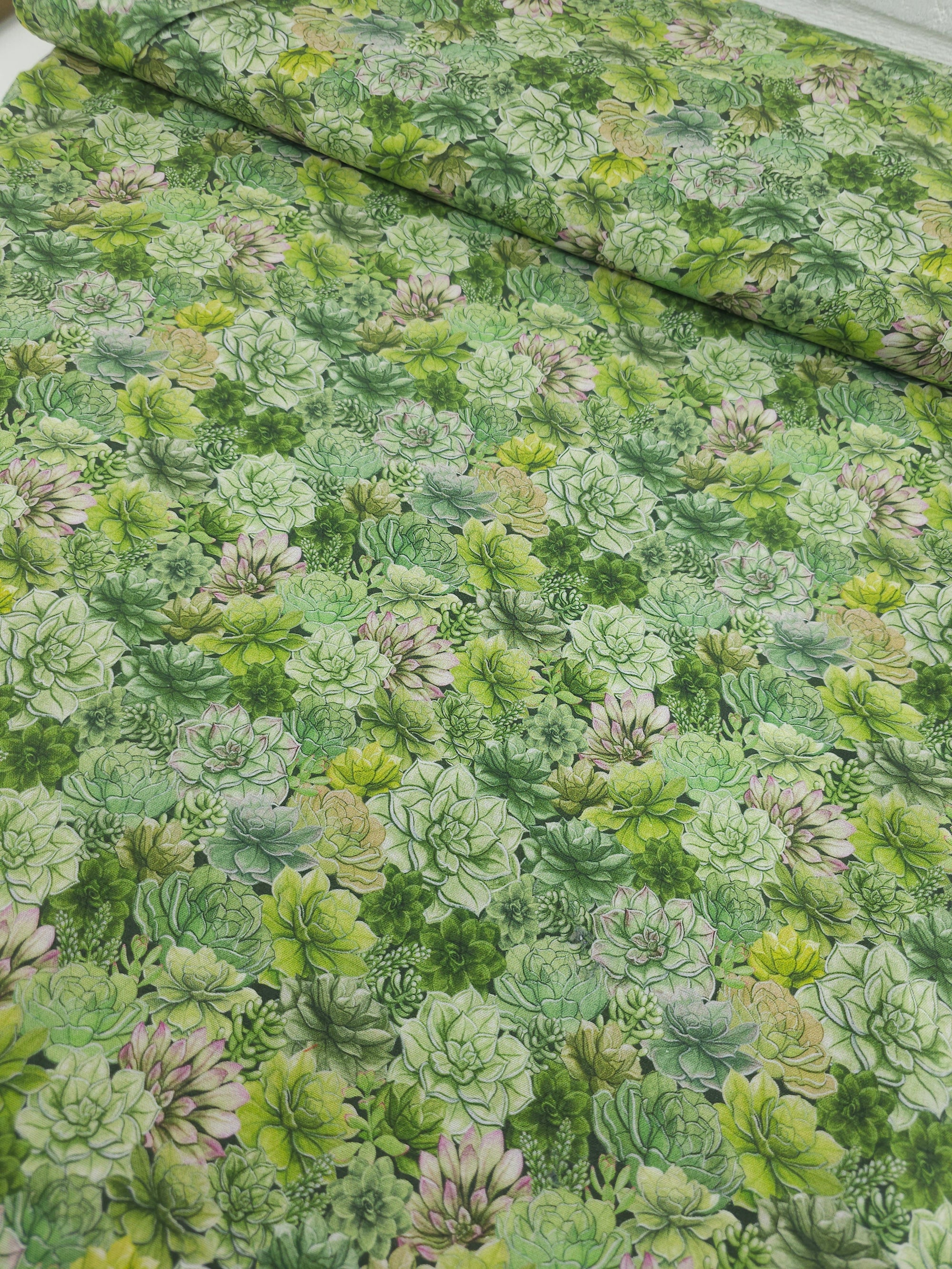 Green Spring Florals 100% Cotton