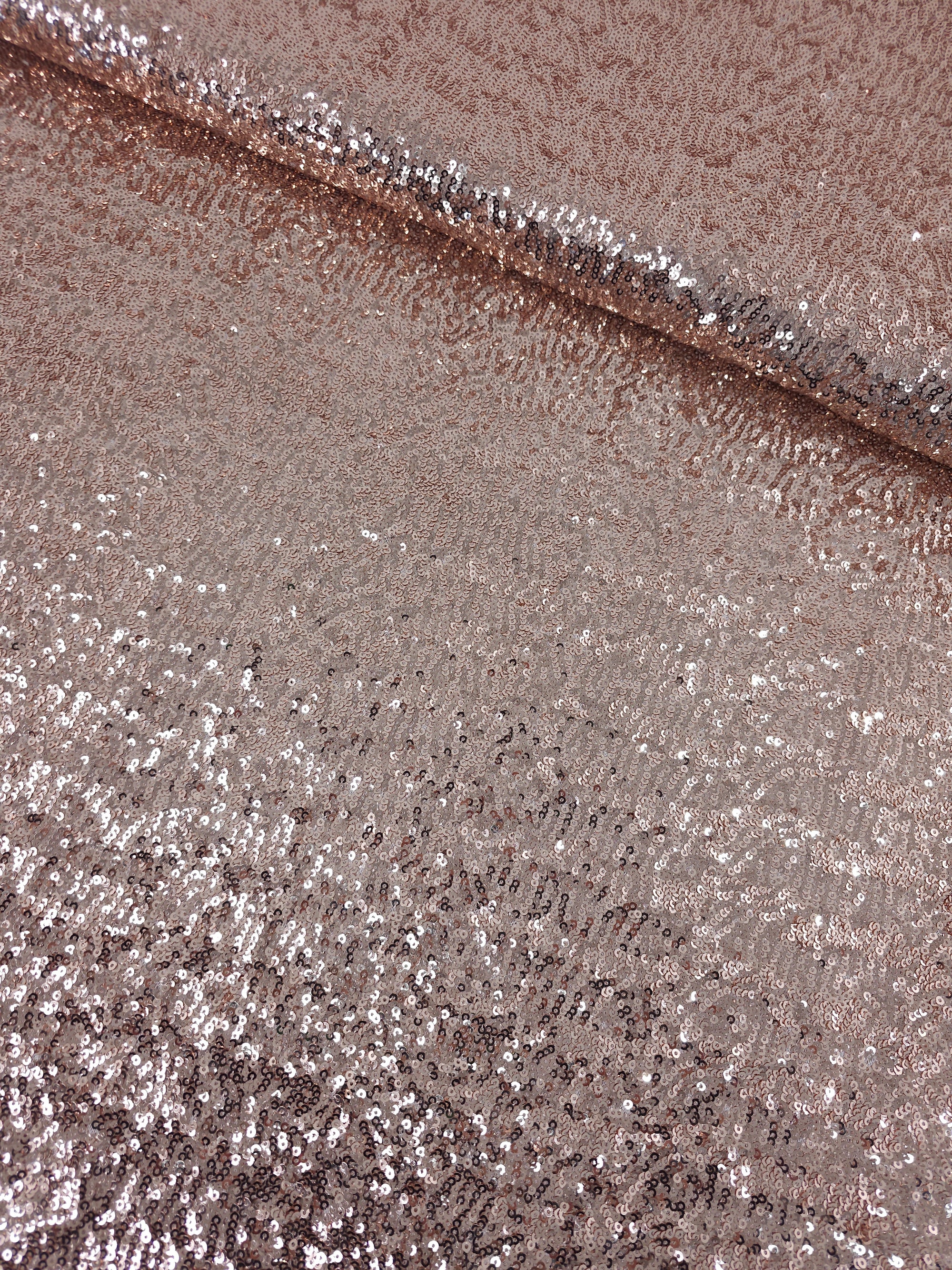 Rose Gold Mini Sequin