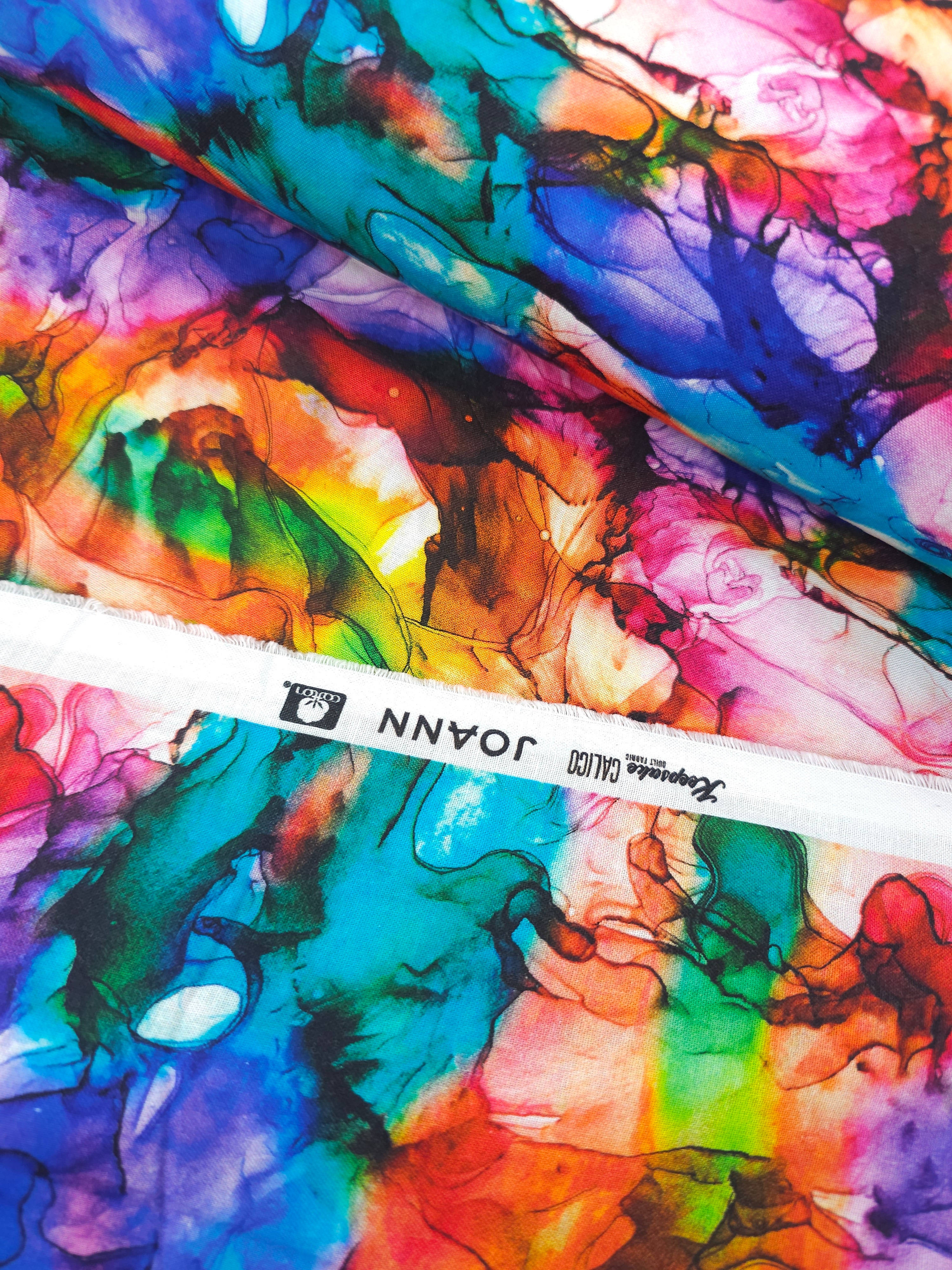 Rainbow Smoke Diffusion 100% Cotton - Joann
