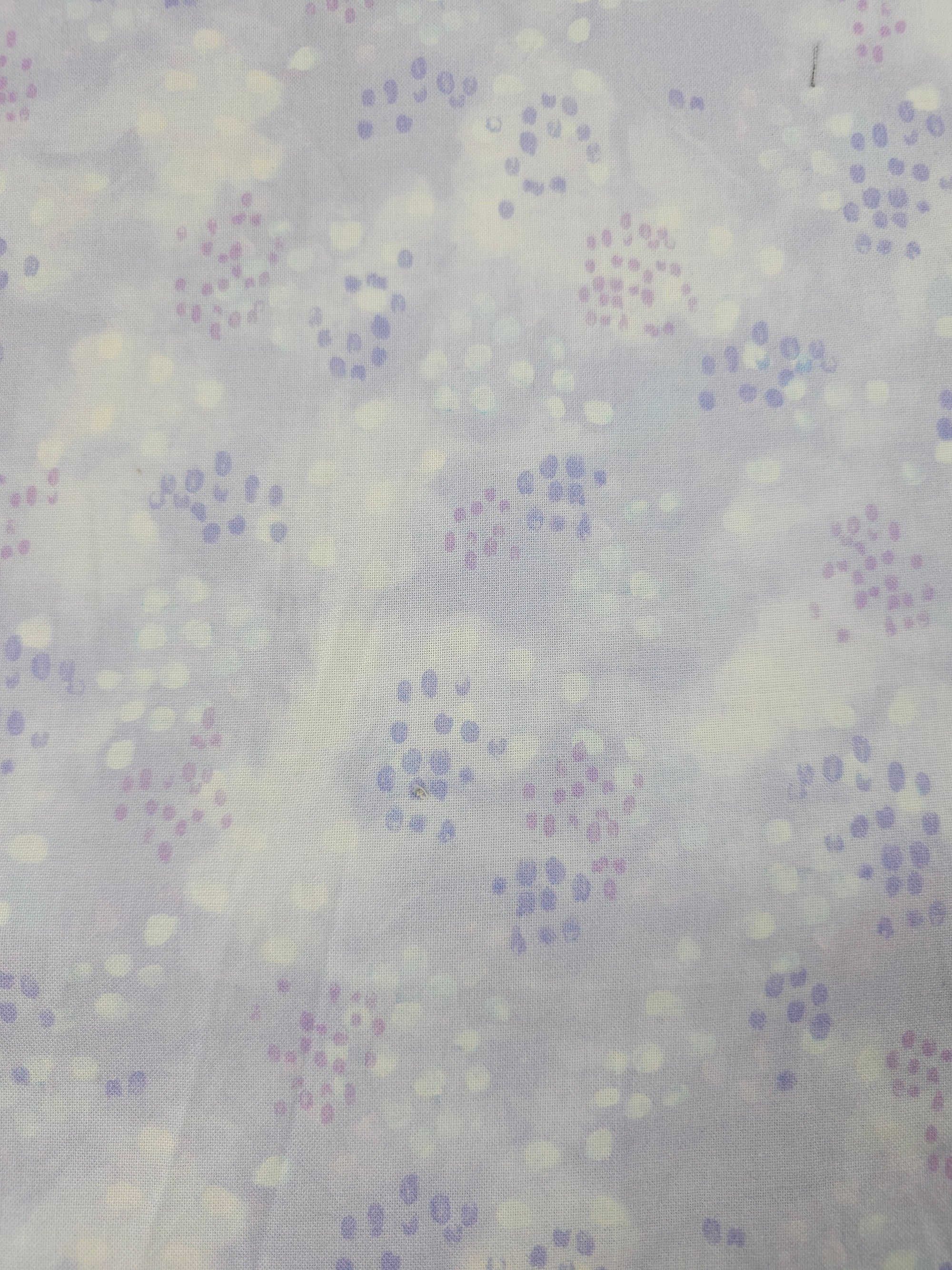 Lilac/Lavender Splodge Spot 100% Cotton
