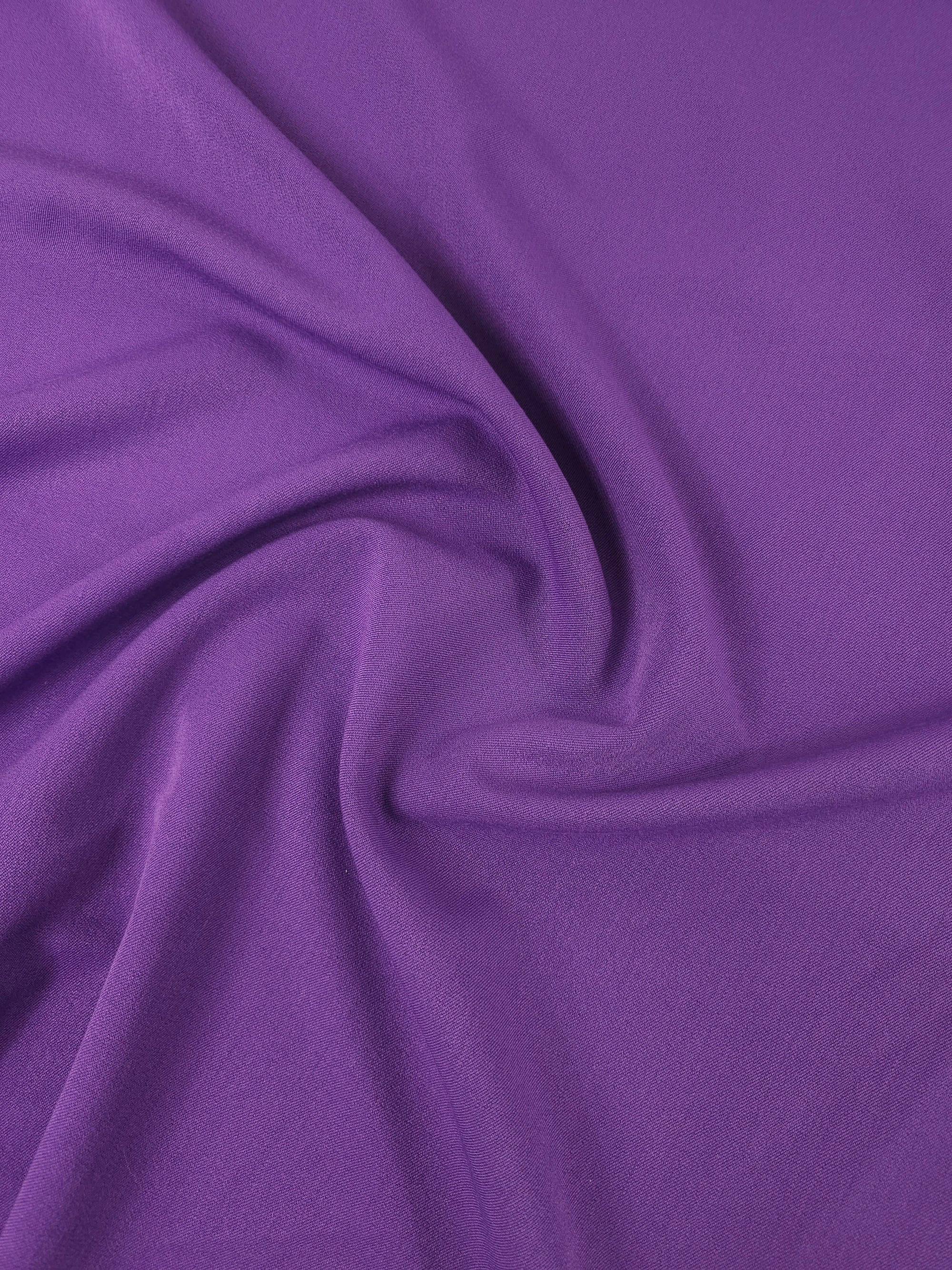 Purple Poly Viscose Suiting - 3.4m Piece