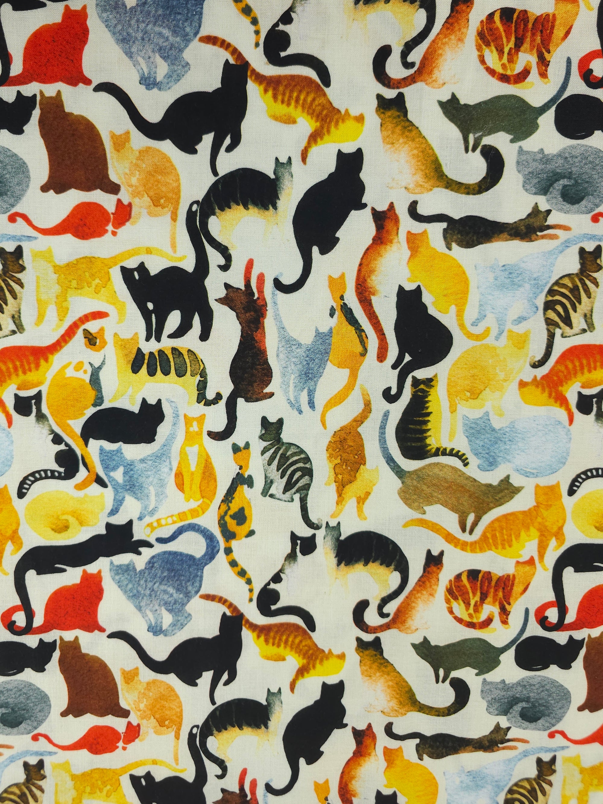 Multi Cat Party 100% Cotton - Joann