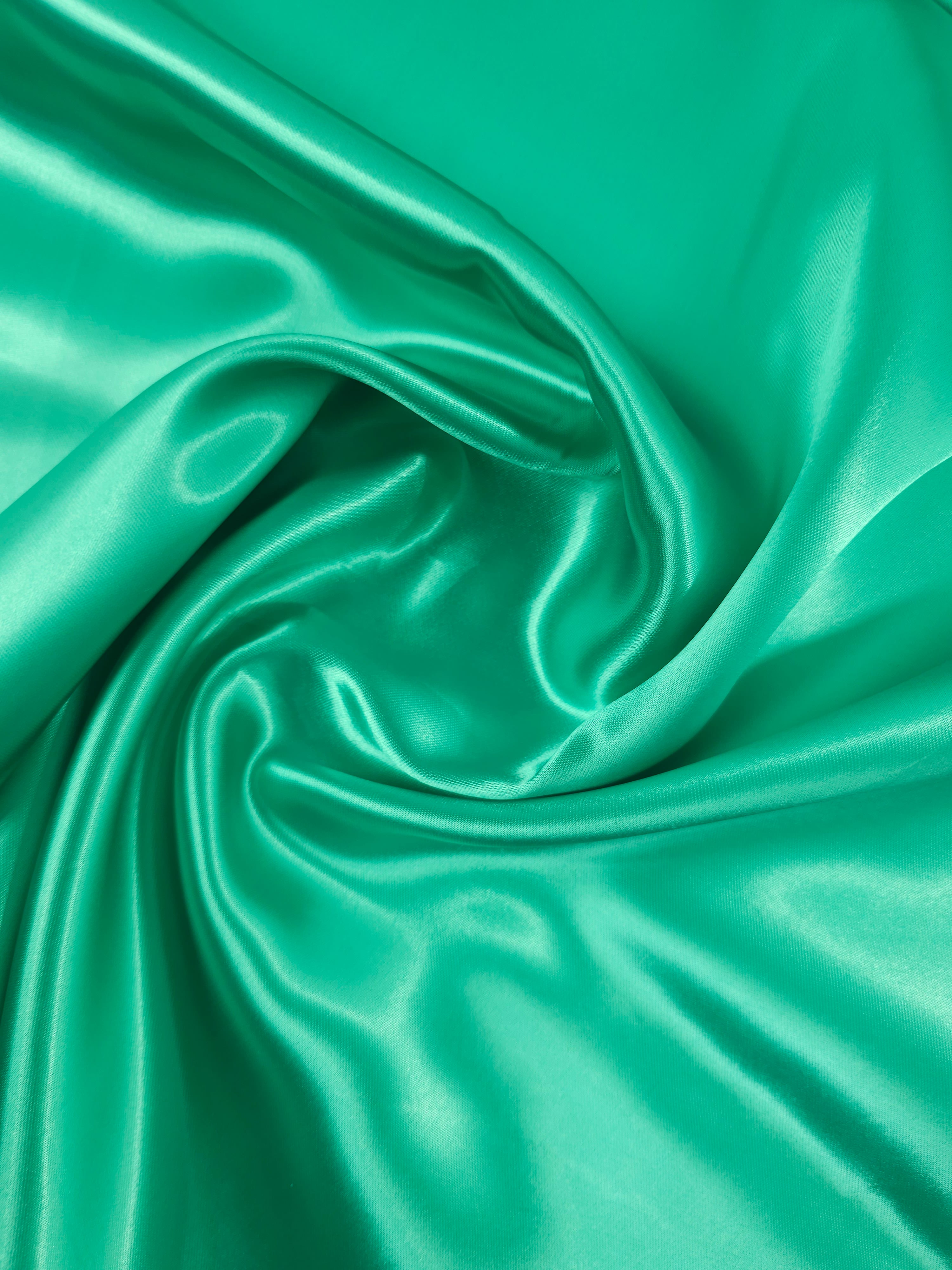 Sea Green Liquid Satin