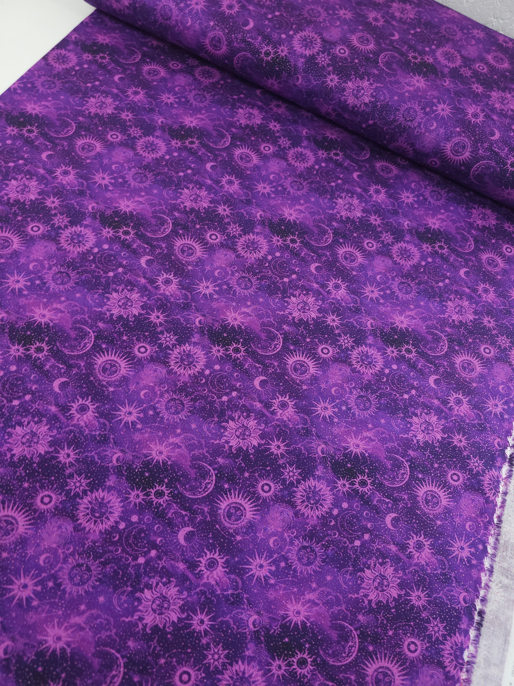 Purple Celestial Skies 100% Cotton