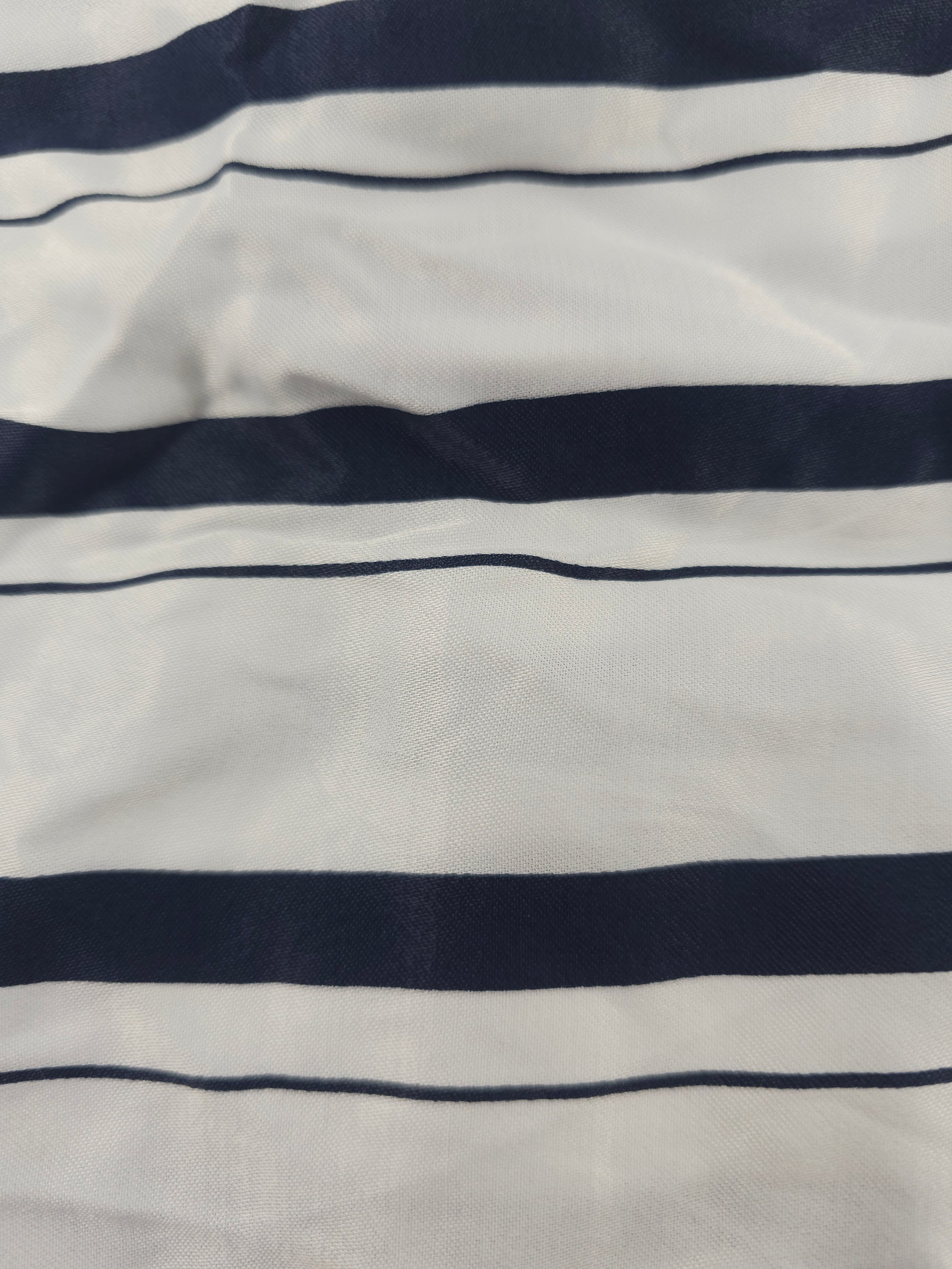 Uneven thick stripes Viscose- 2m piece