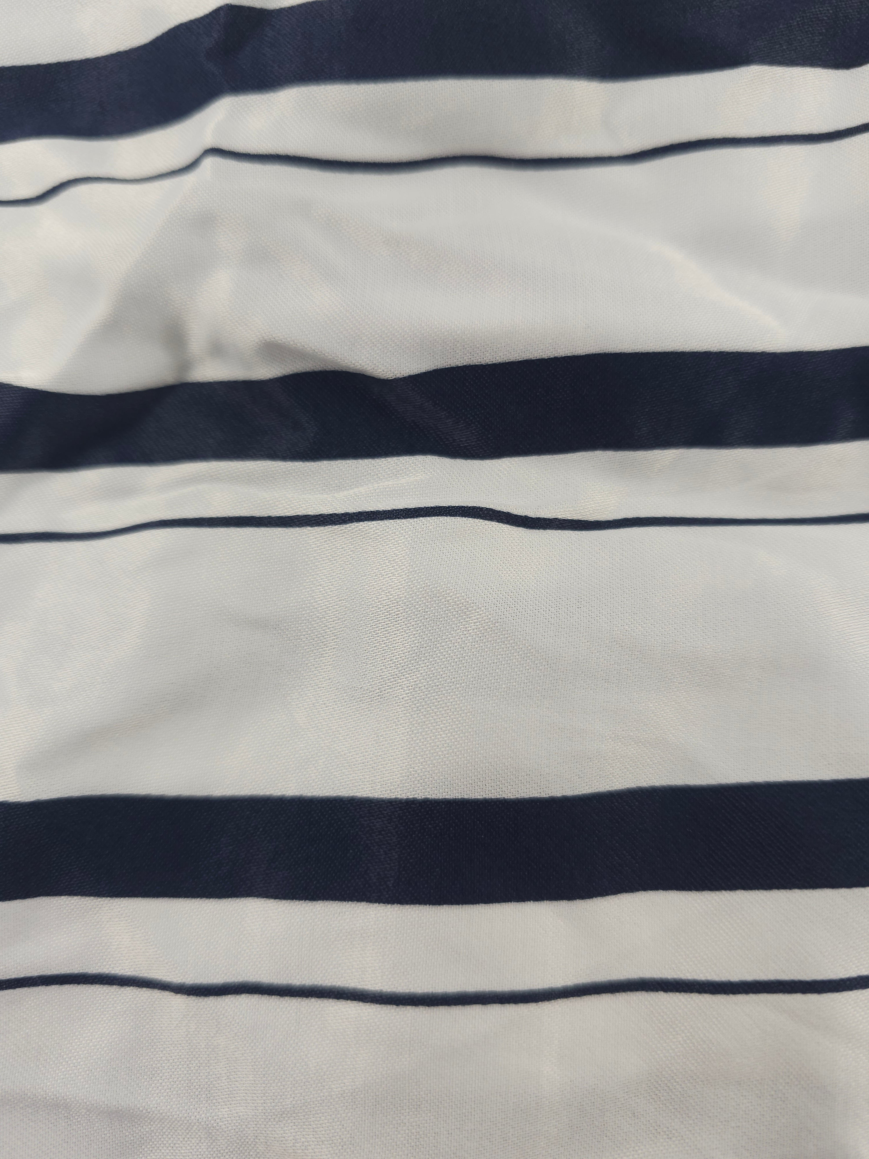 Uneven thick stripes Viscose- 2m piece