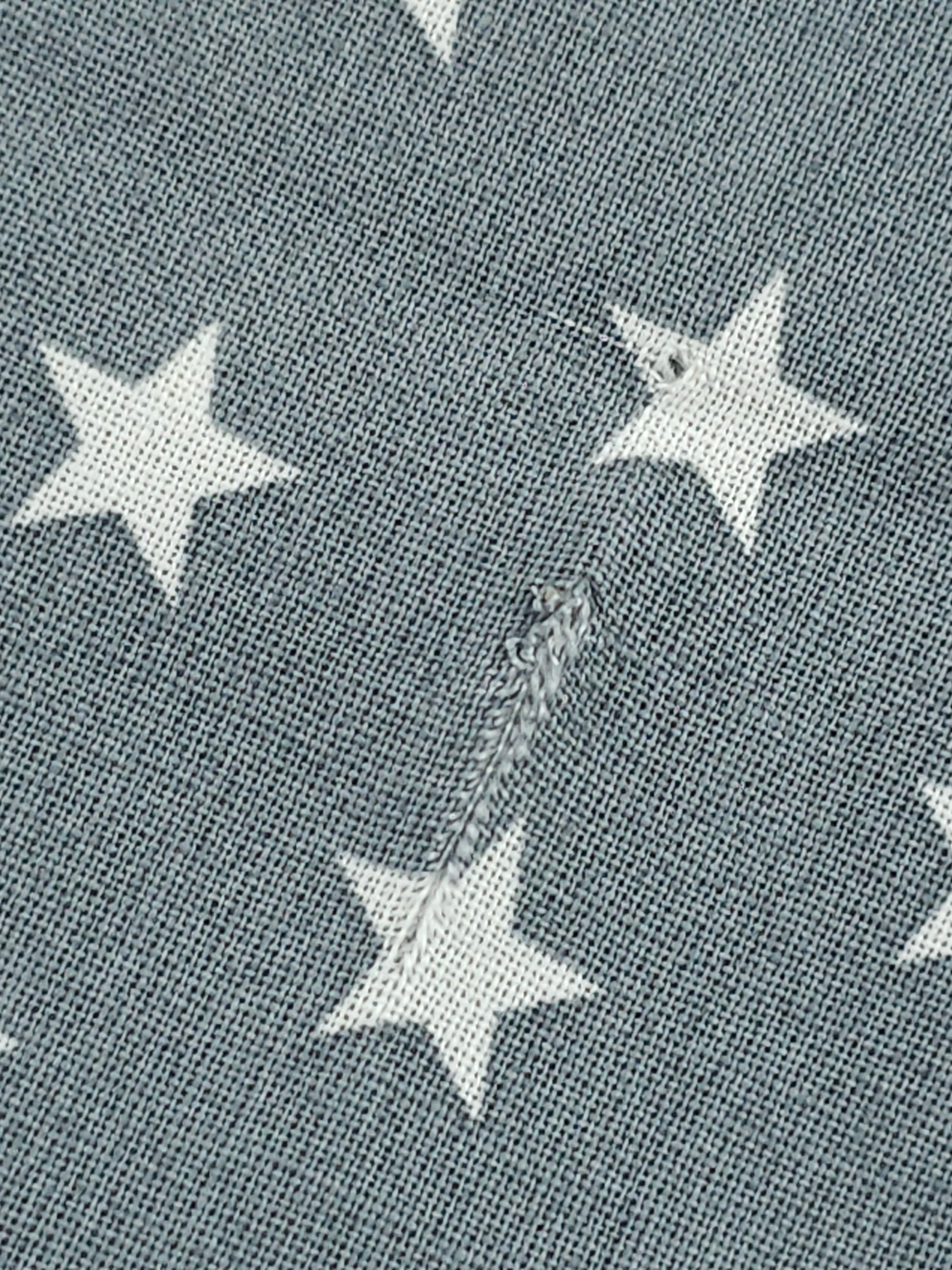 Grey Petit Stars Lightweight Cotton 57" *DEFECT*