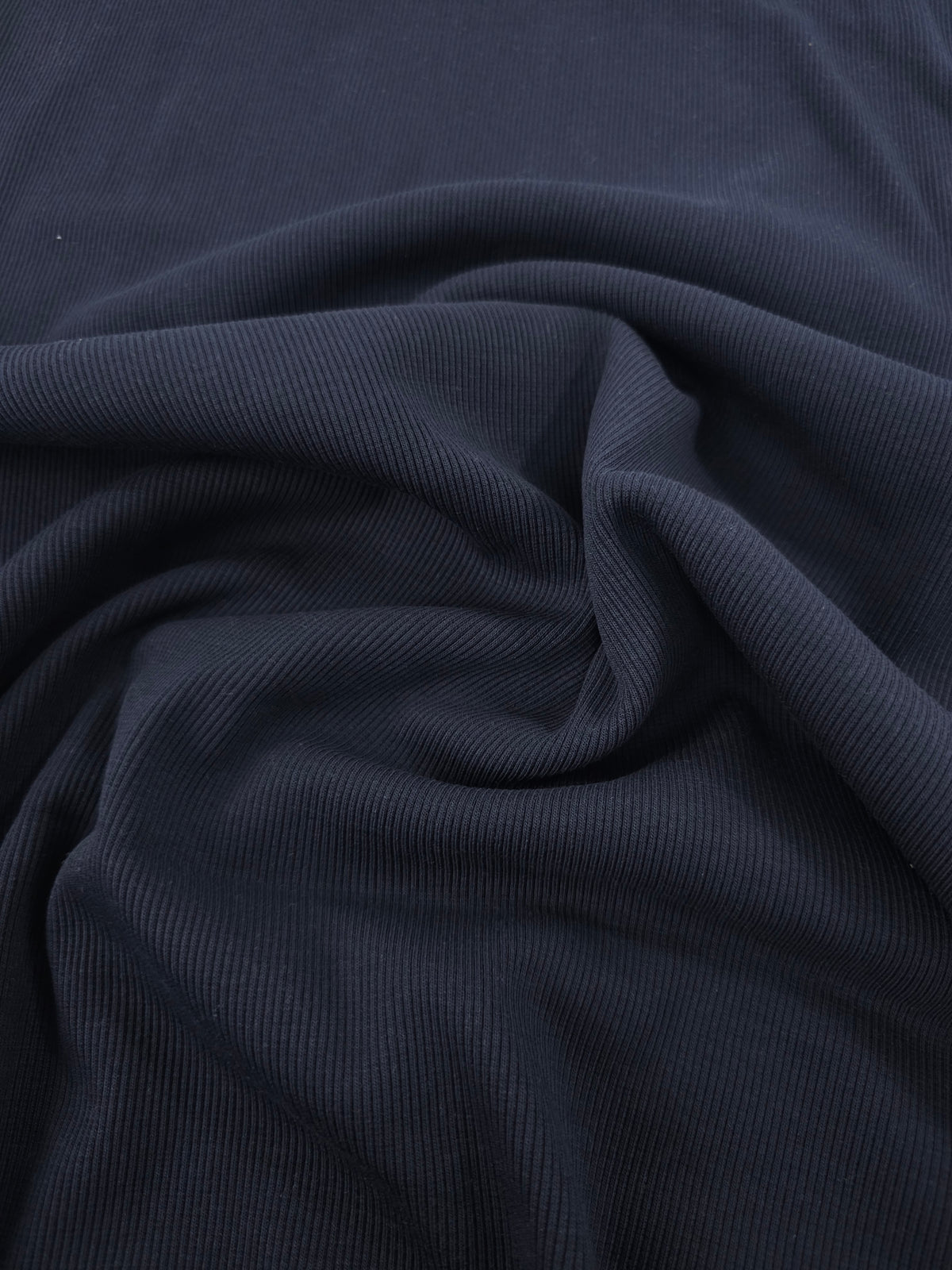 Ultra Dark Navy Tubular Ribbing