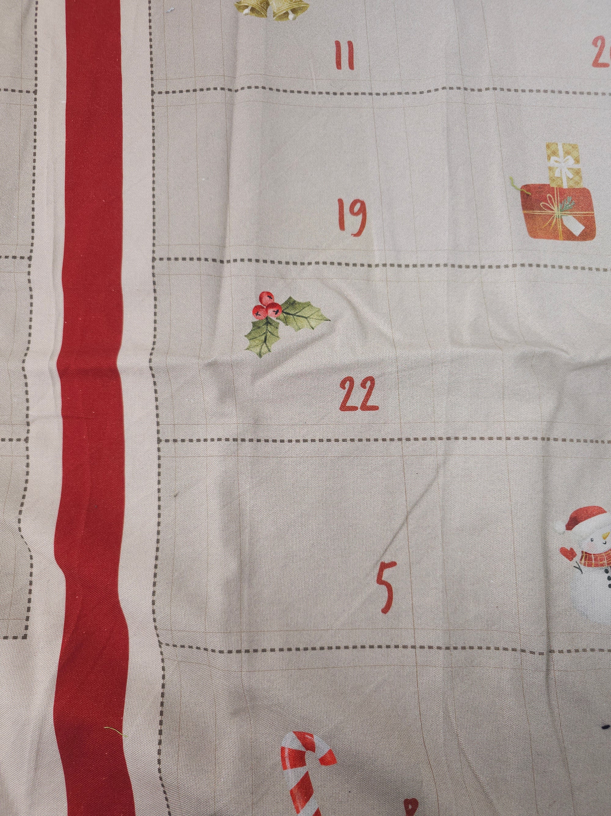 Advent calender Cotton panel- 1.3m piece