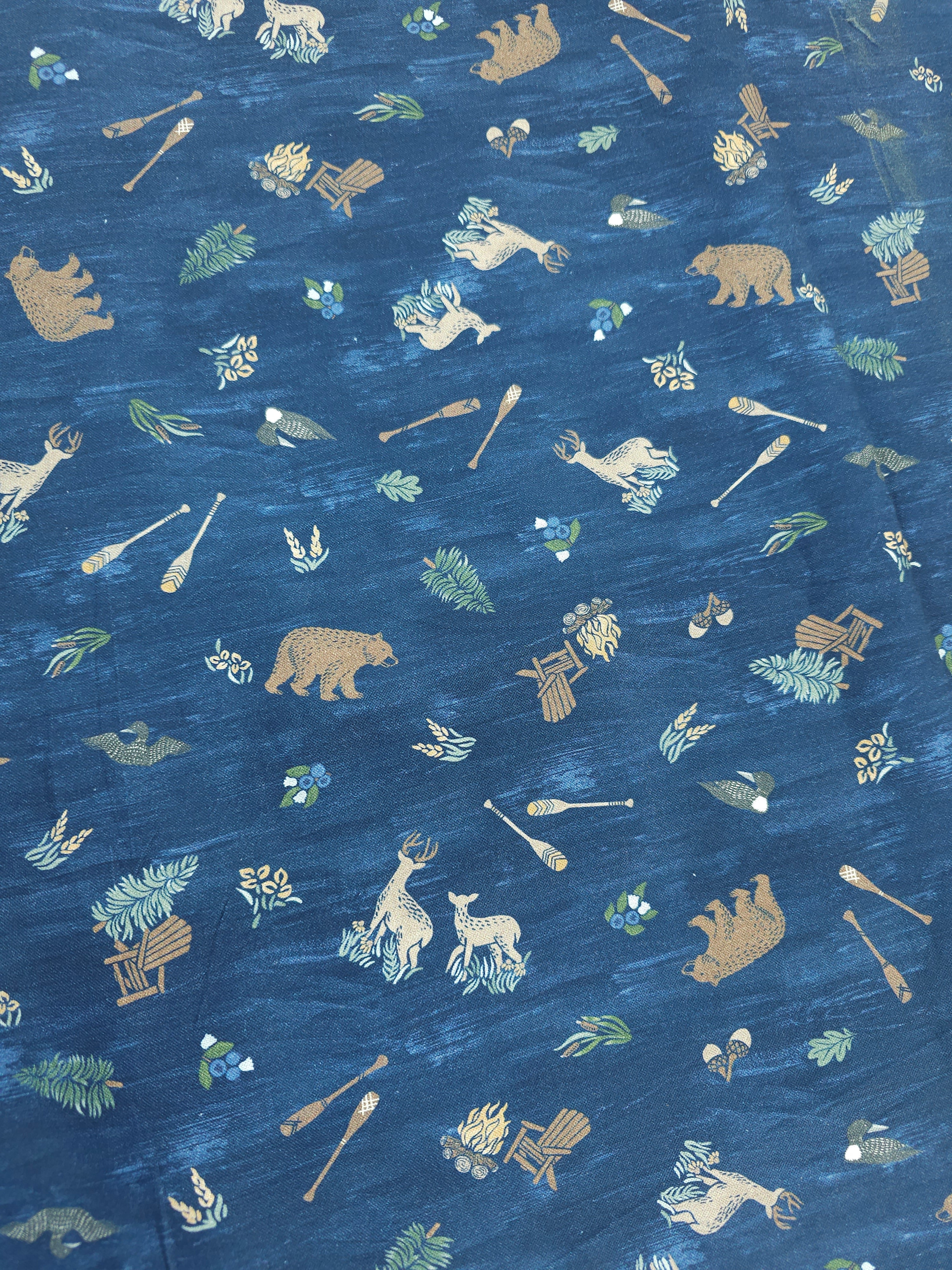 Winter bear Cotton- 2m piece