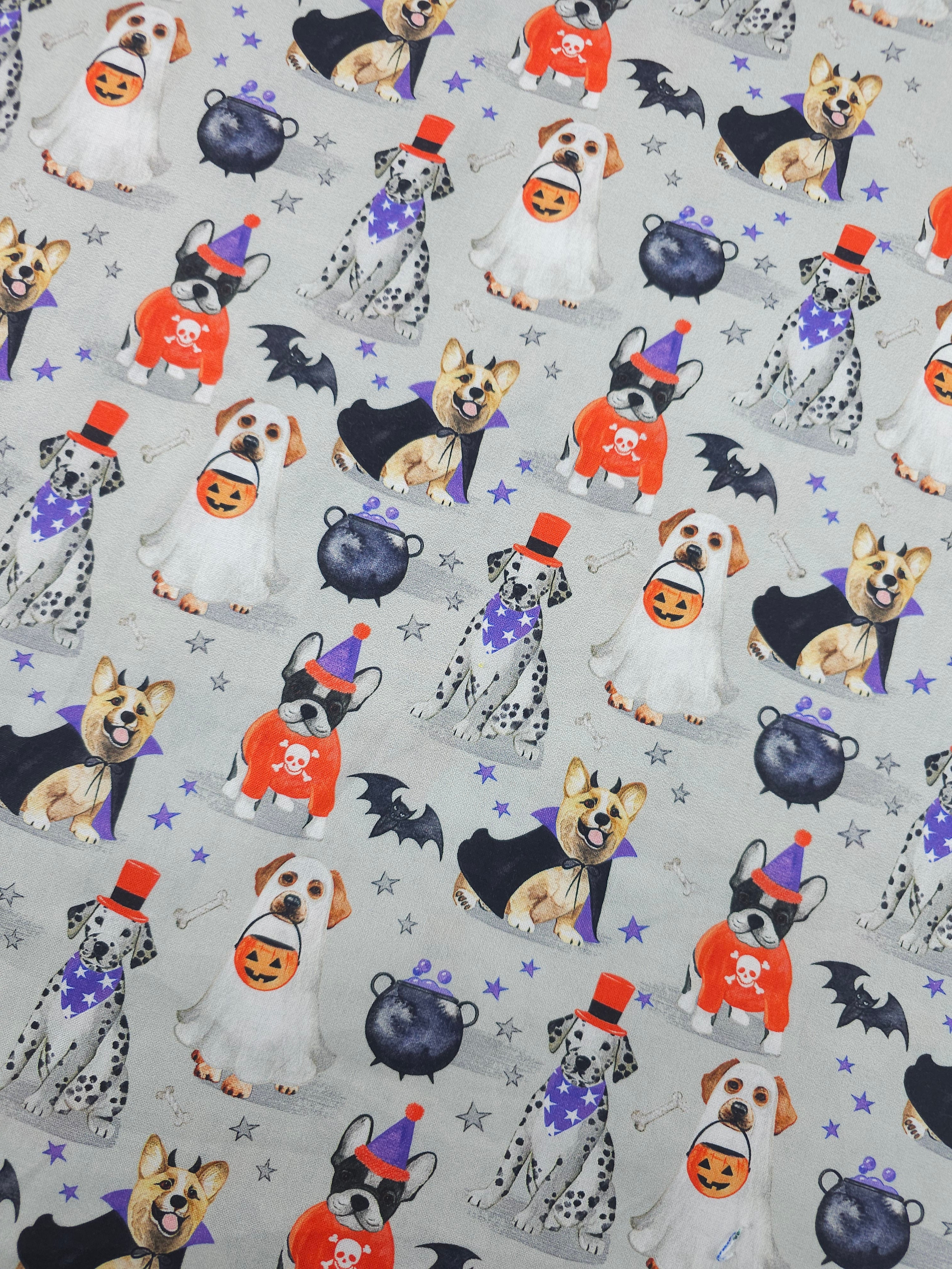Halloween Dogs In Costume 100% Cotton - Joann