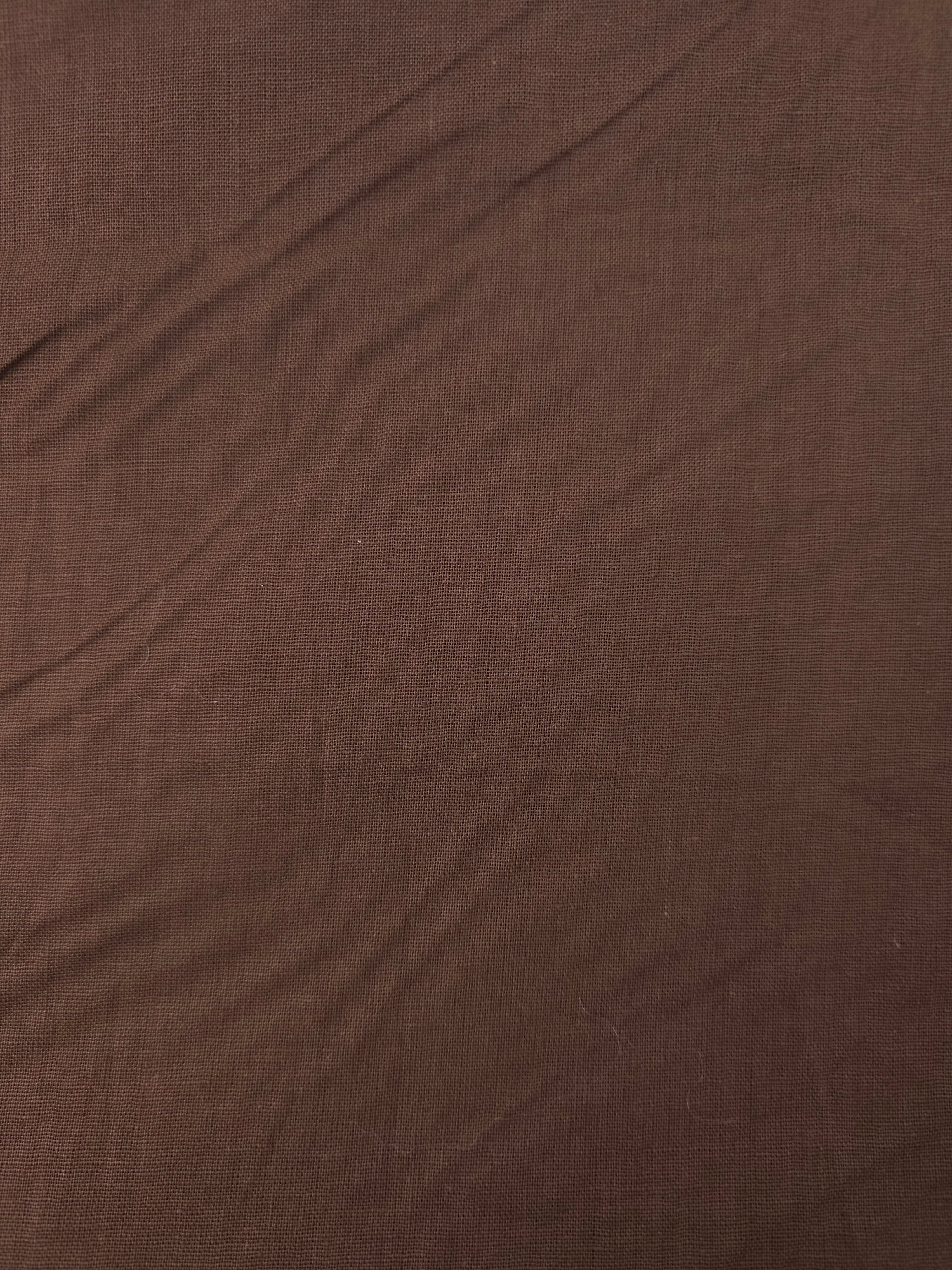 Oak brown Cotton- 1.2m