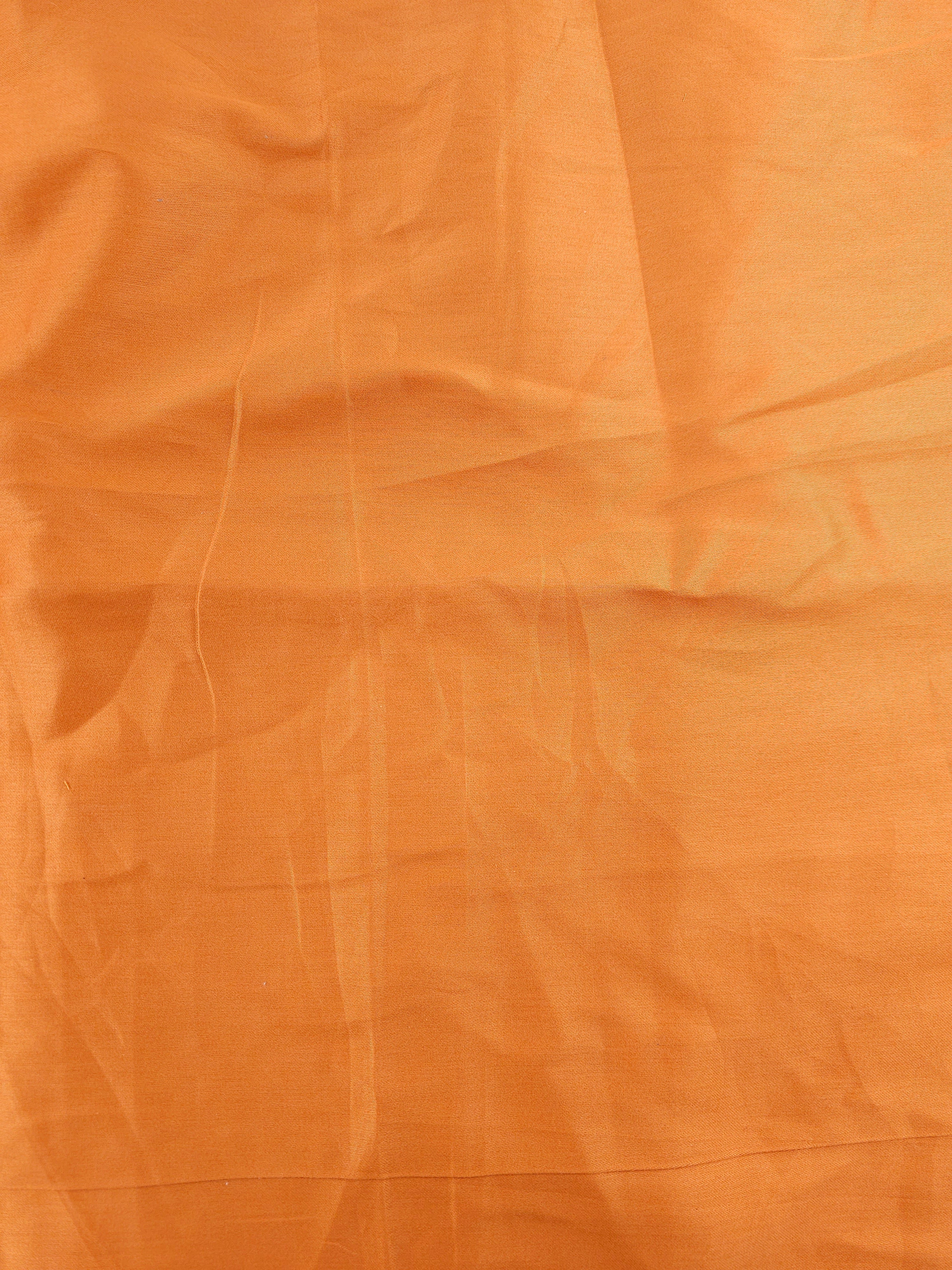 Orange Cotton Sateen - 1.75m Piece