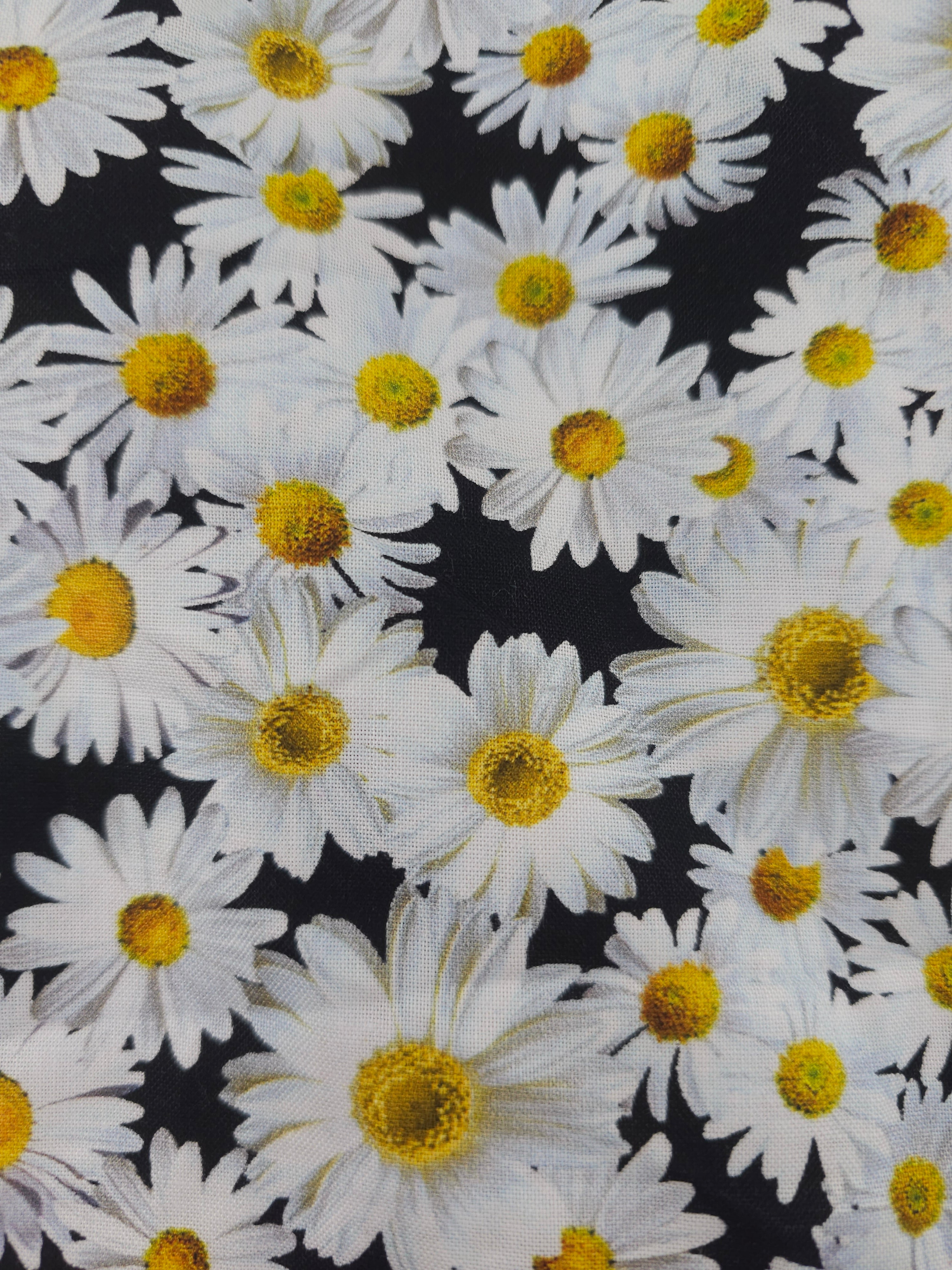 Dark daisy Cotton- 3m piece