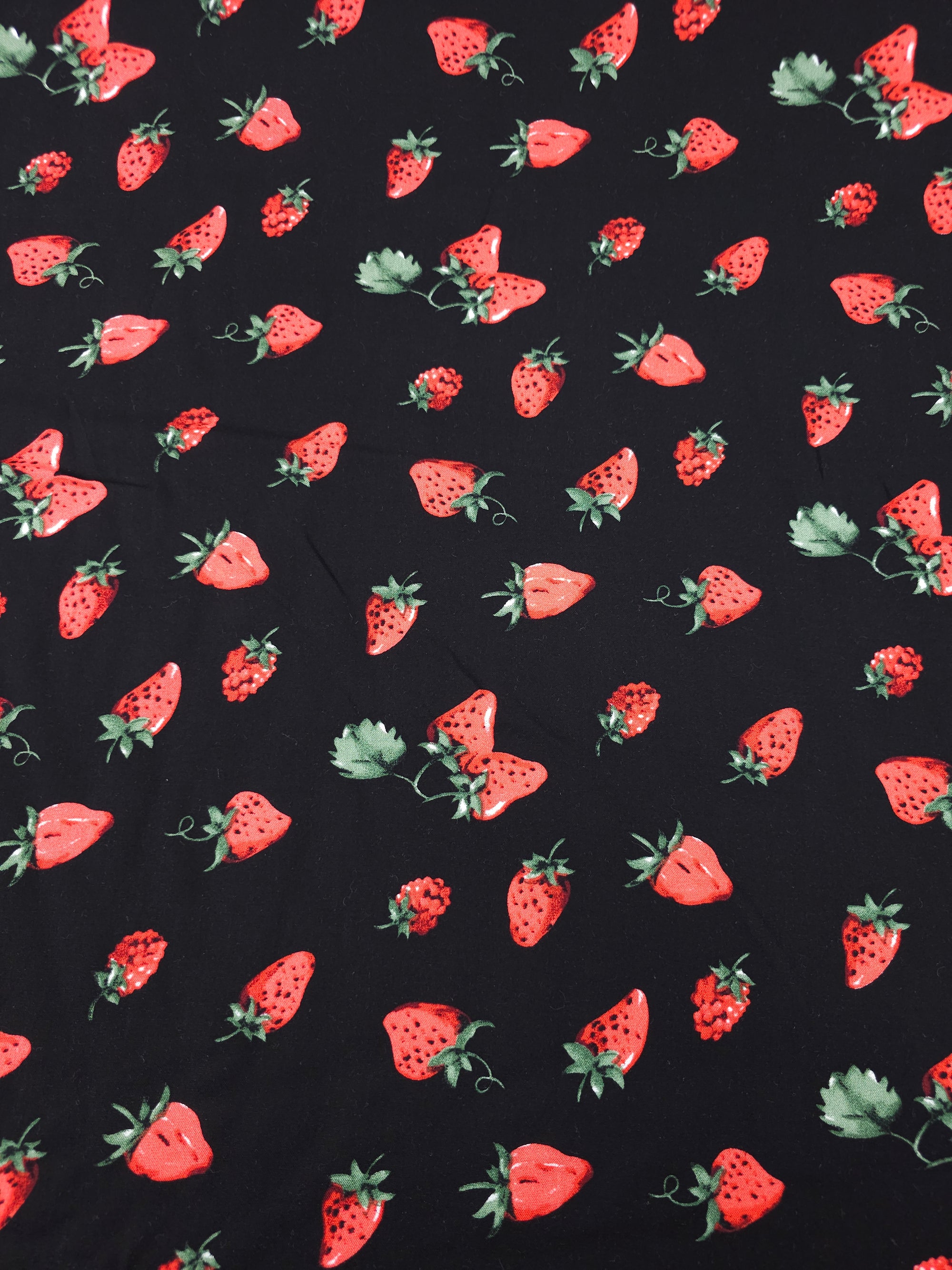 Strawberry/Raspberry Viscose Challis