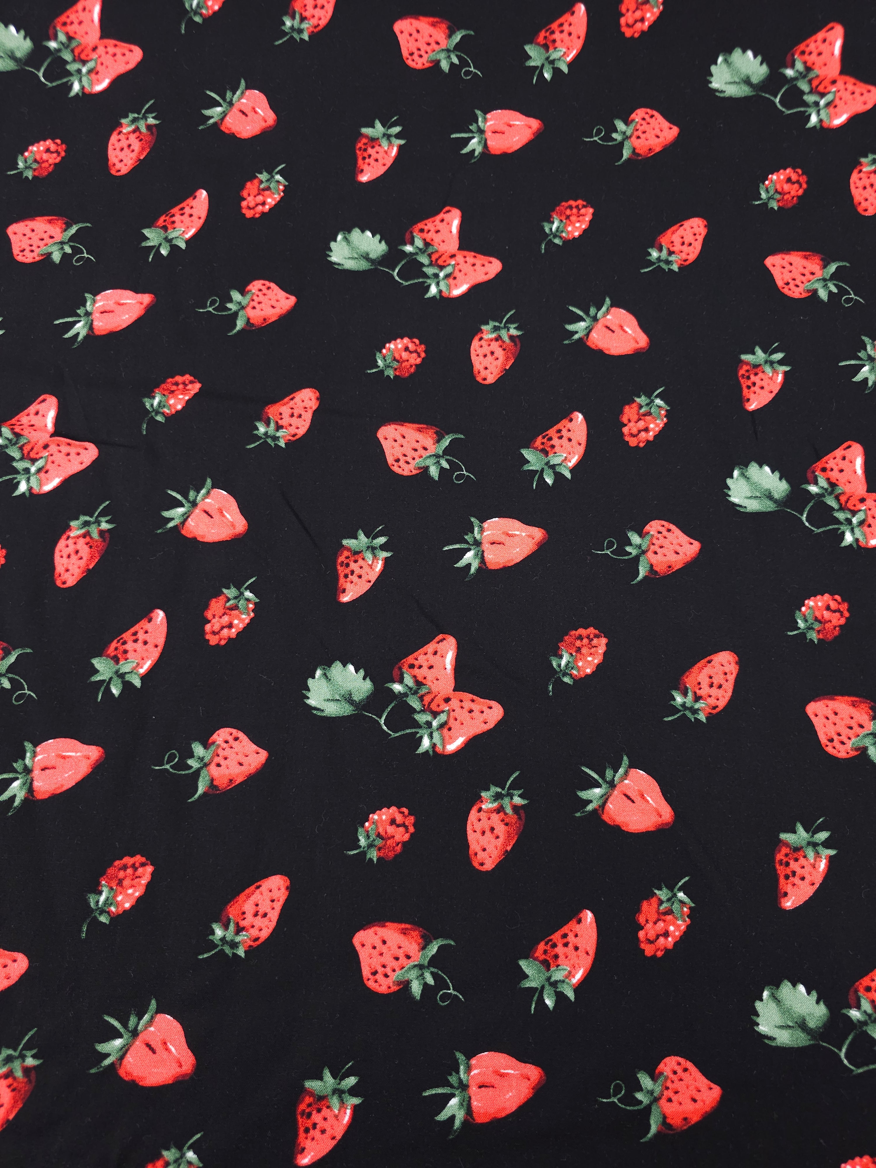 Strawberry/Raspberry Viscose Challis