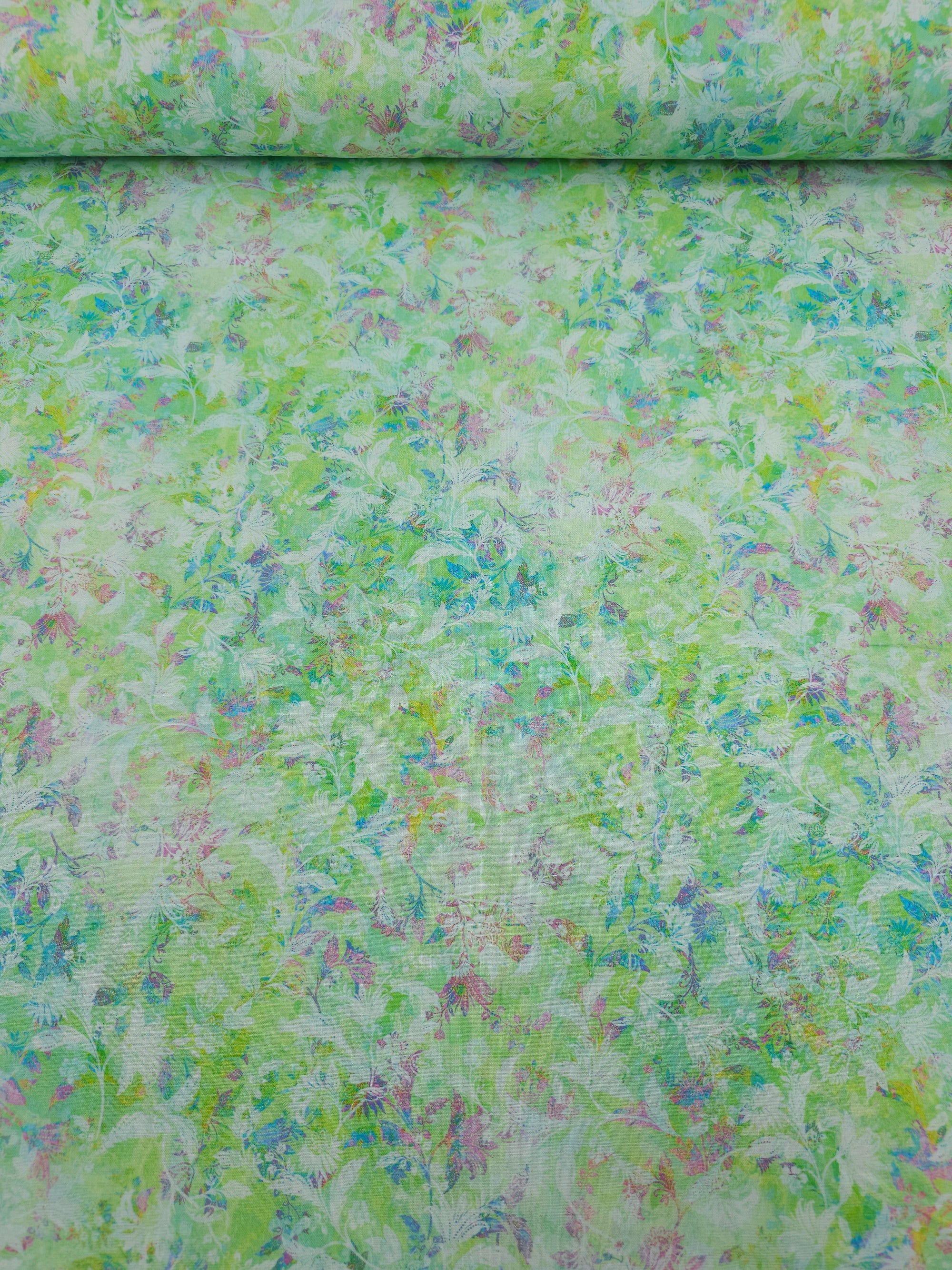 Light Green Wild Vista 100% Cotton 104" - Robert Kaufman *EXTRA WIDE*