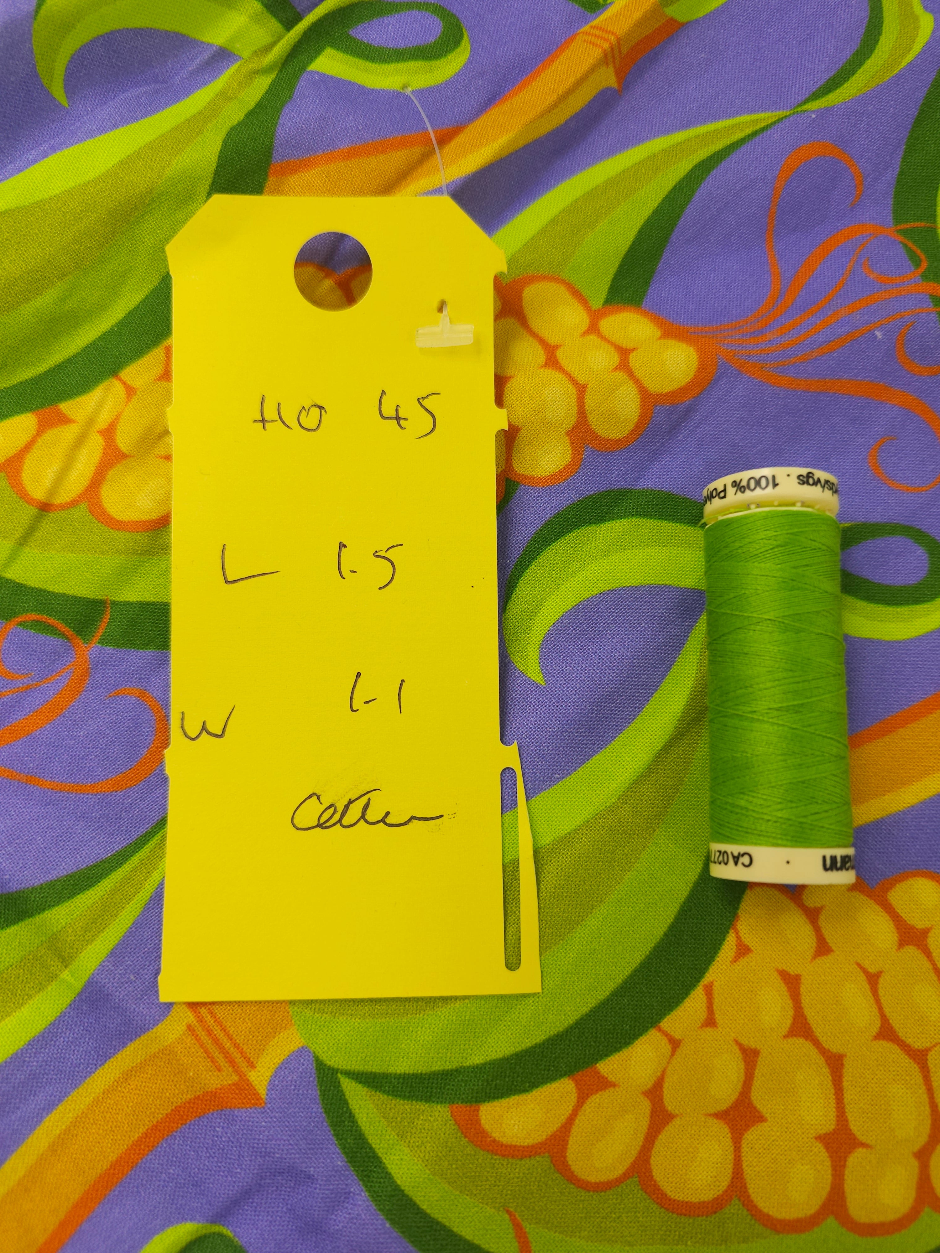 Purple corn Cotton- 1.5m piece