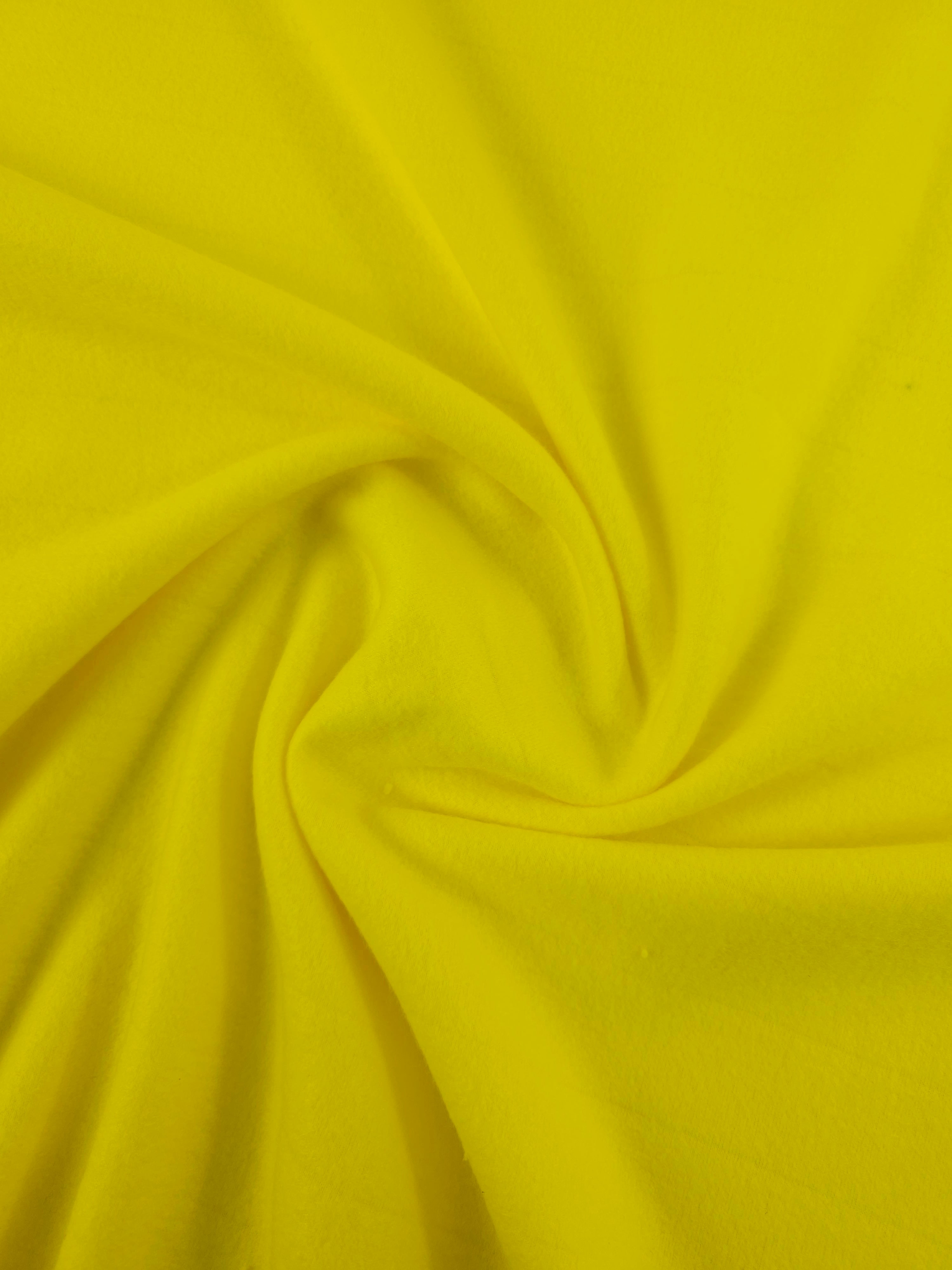 Yellow Faint Stripe Polar Fleece