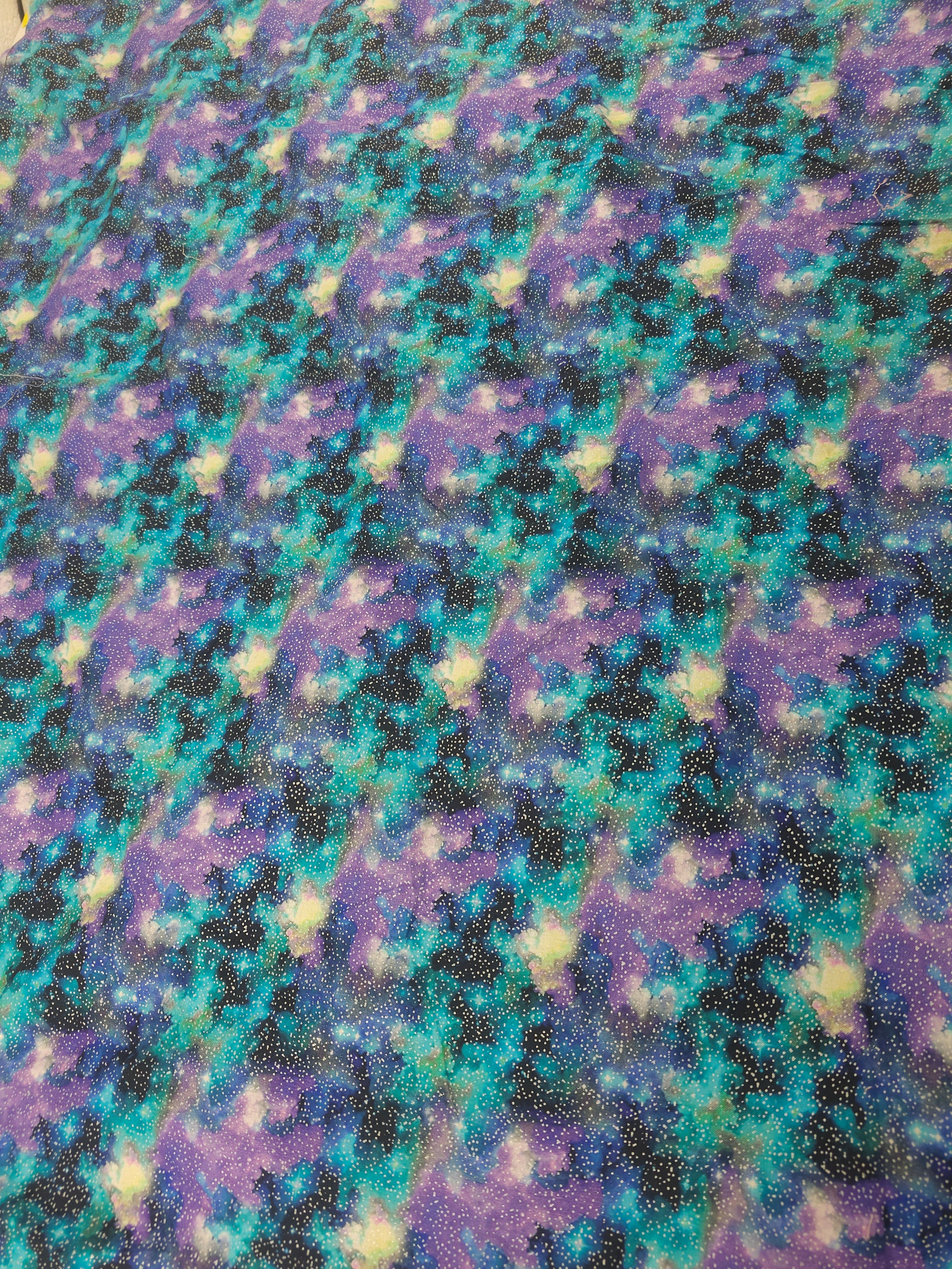 Bright galaxy Cotton- 1.5m piece