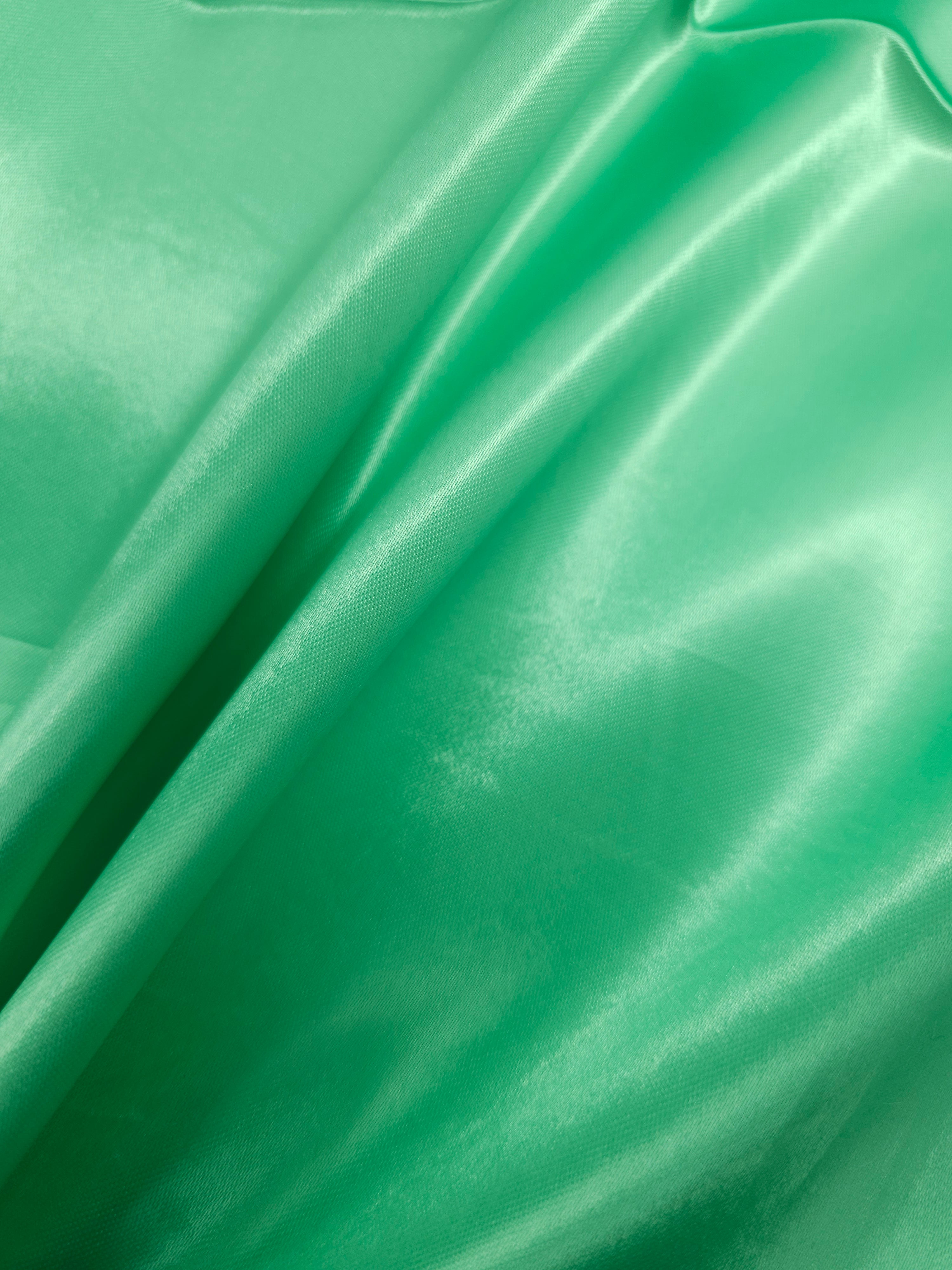 Minty Green Liquid Satin
